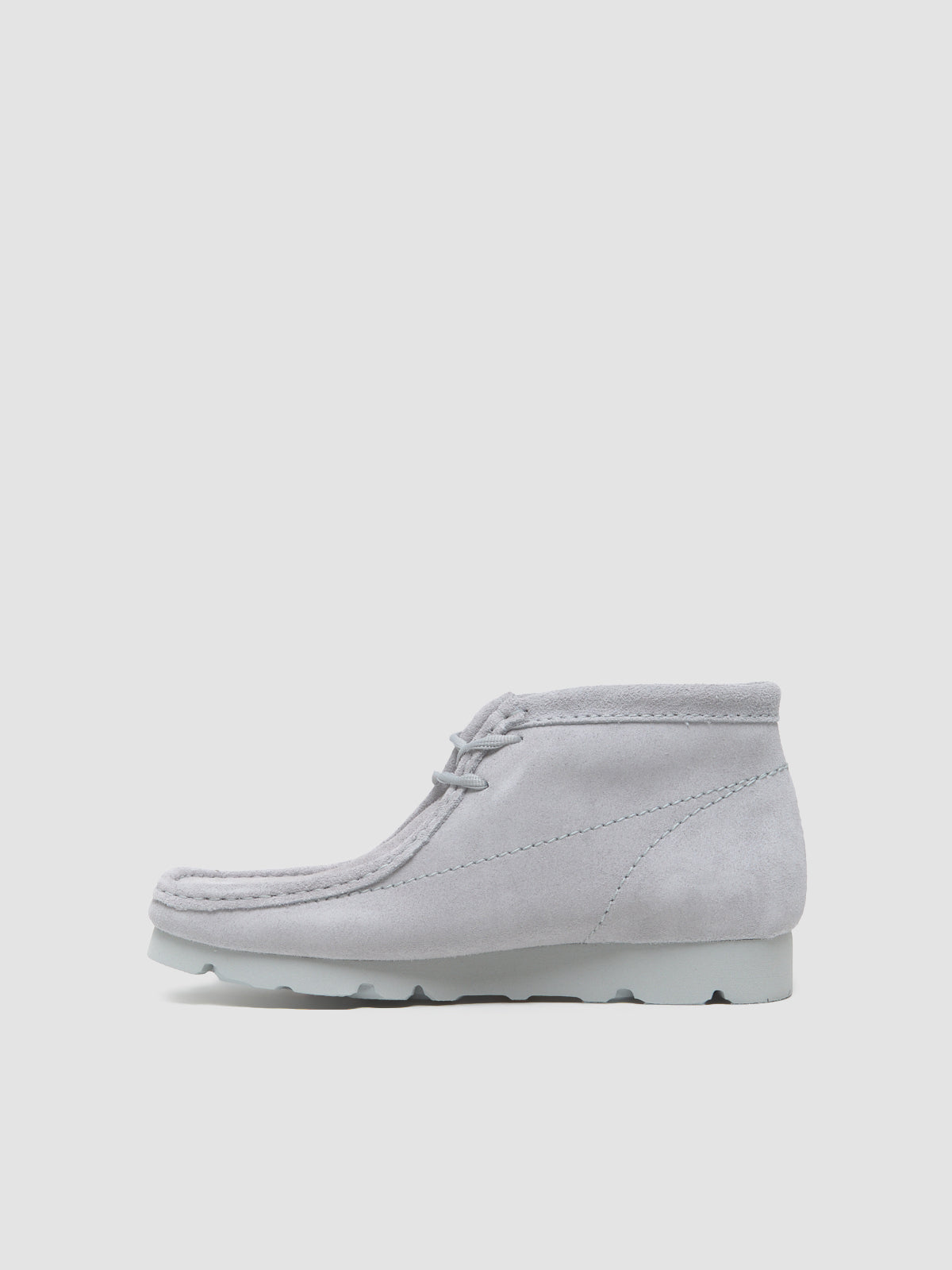 x PAF WallabeeBT Ankle Boots in Grey & Blue Suede