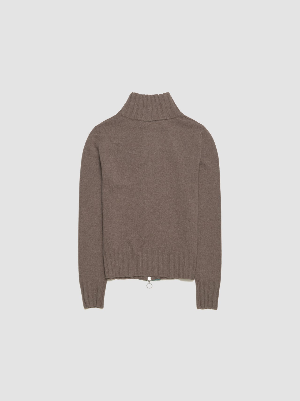 Vortex Window Knit Jacket in Brown