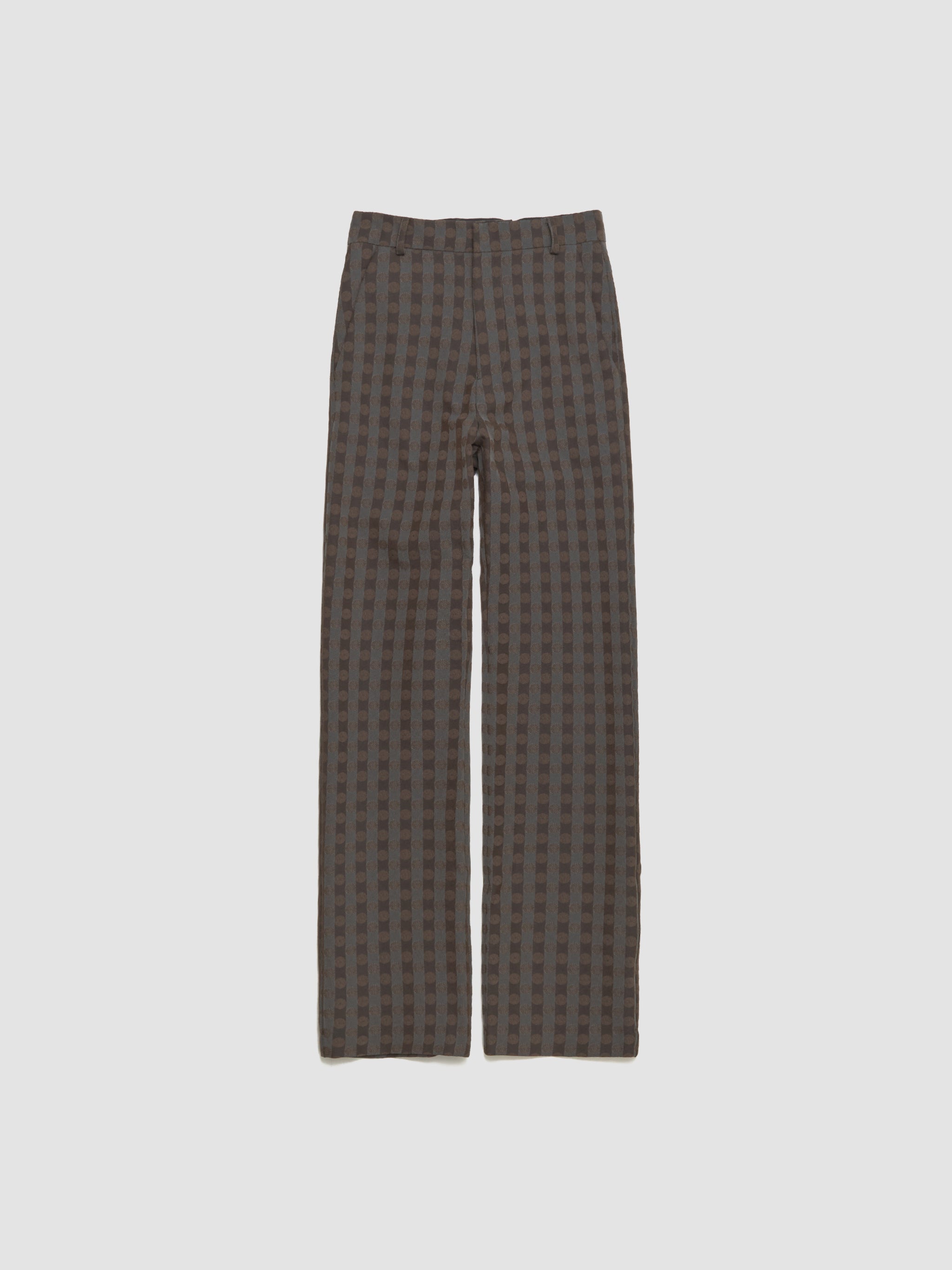 Ordered Tailored Trousers in Brown