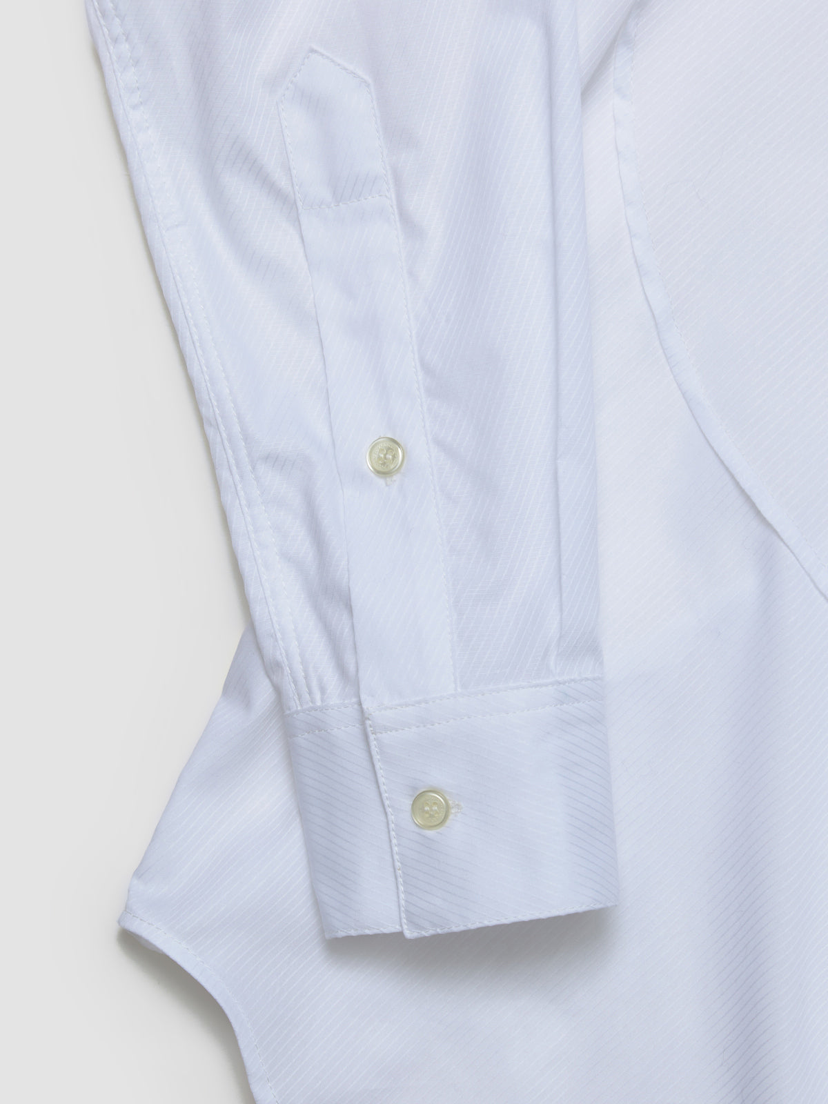 Pin-Tuck Lung Shirt in White