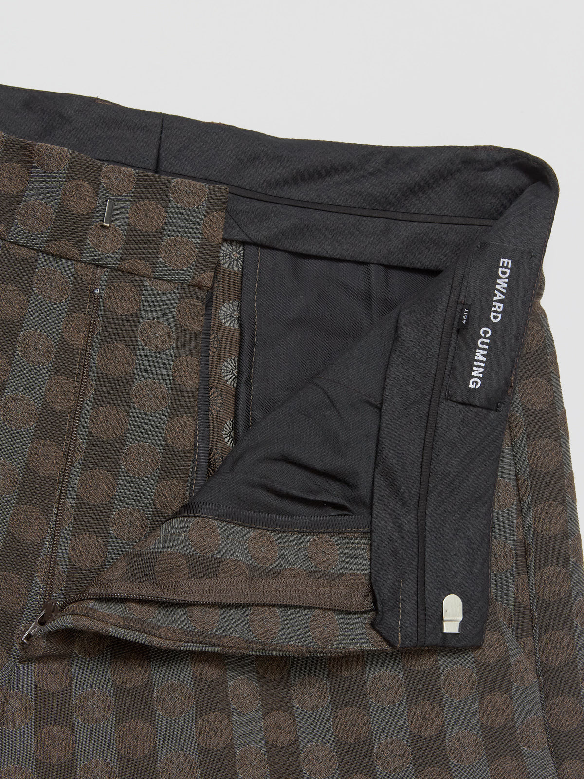 Ordered Tailored Trousers in Brown