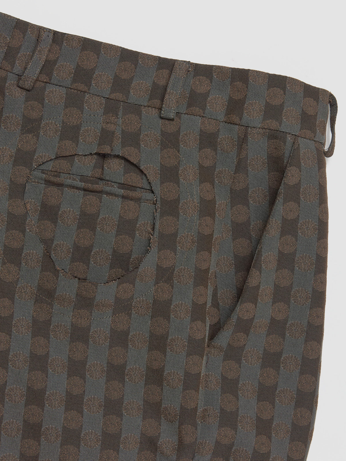 Ordered Tailored Trousers in Brown