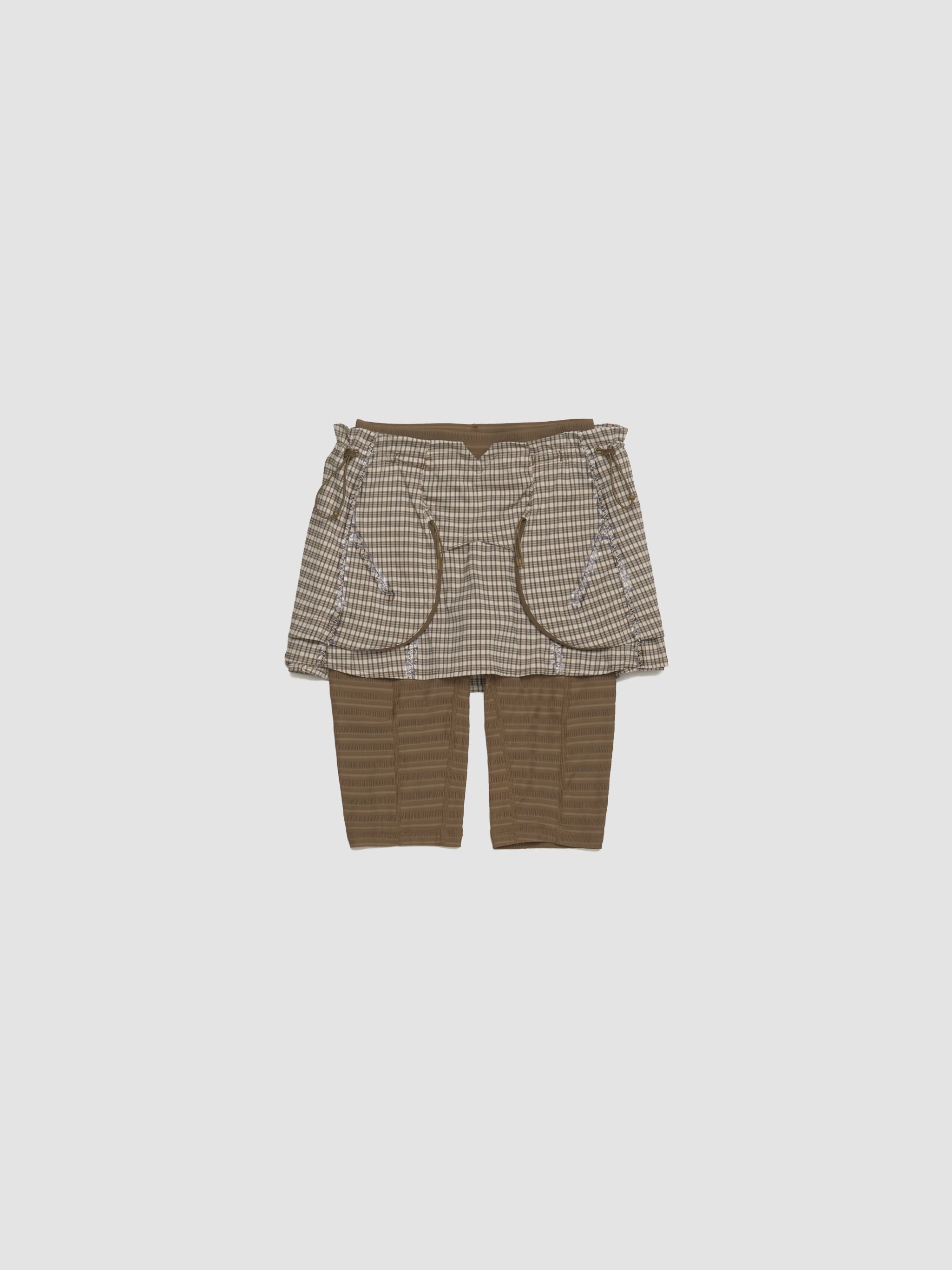 x KNWLS Joan Skirt in Yukon Brown & Rattan