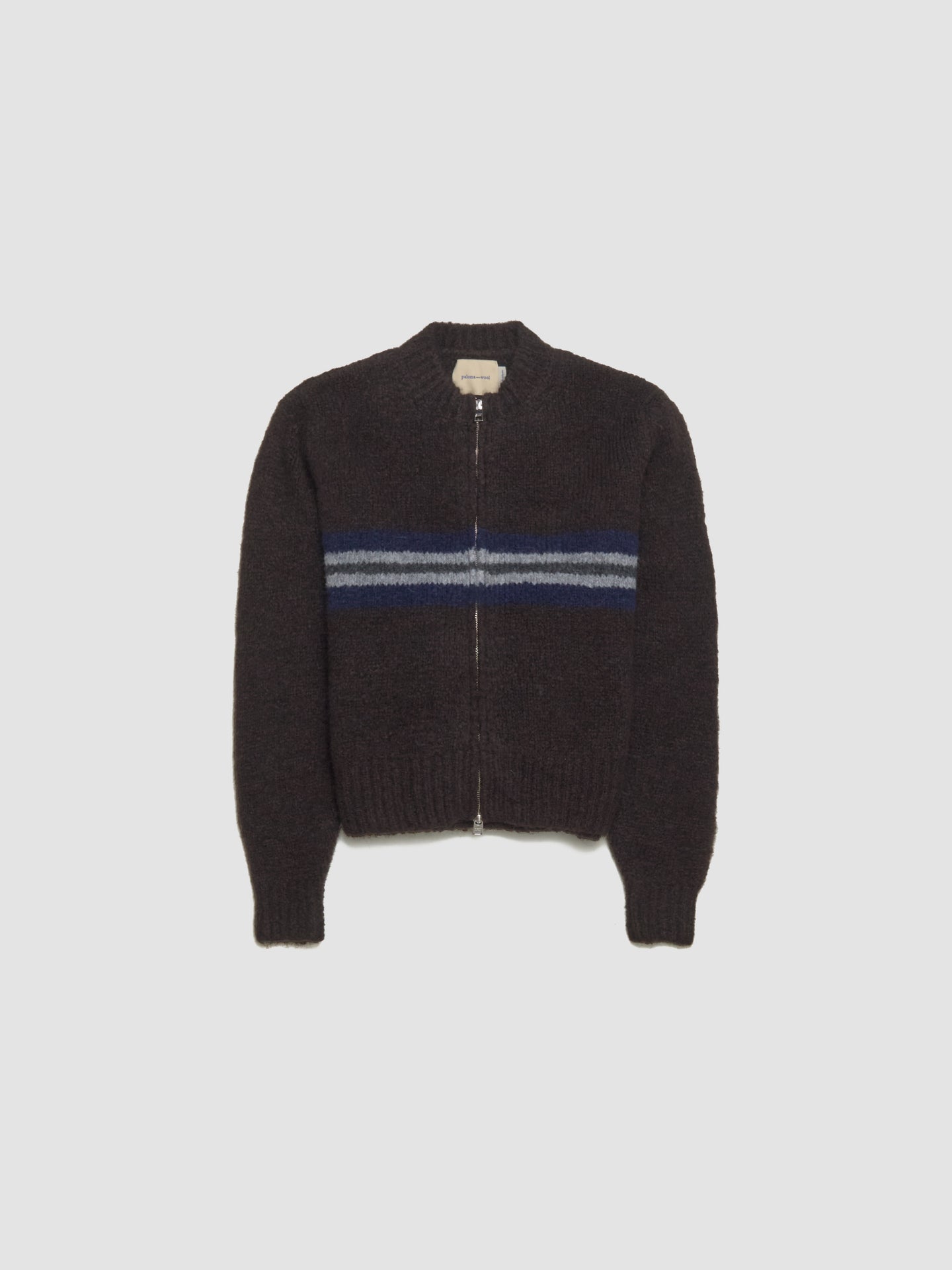 Women's Penalti Zipped Cardigan in Brown