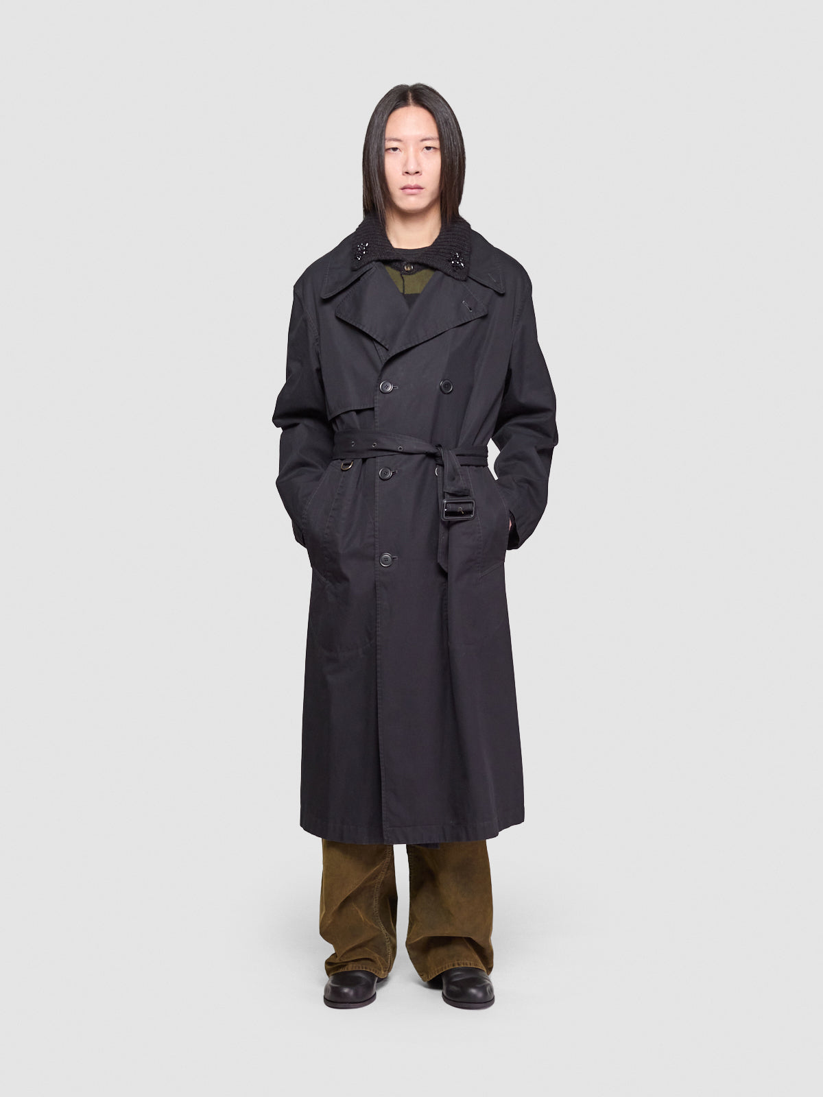 Trench Coat in Black