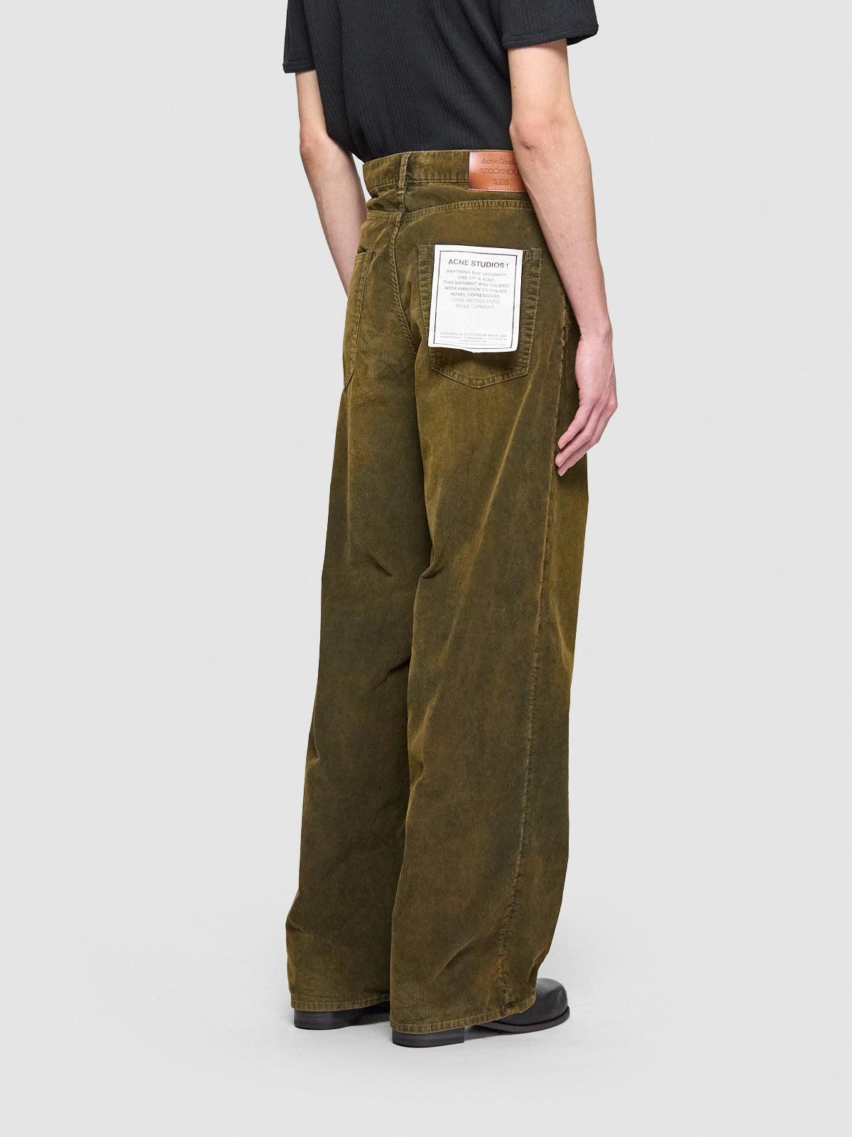 Denim Jeans in Olive Green