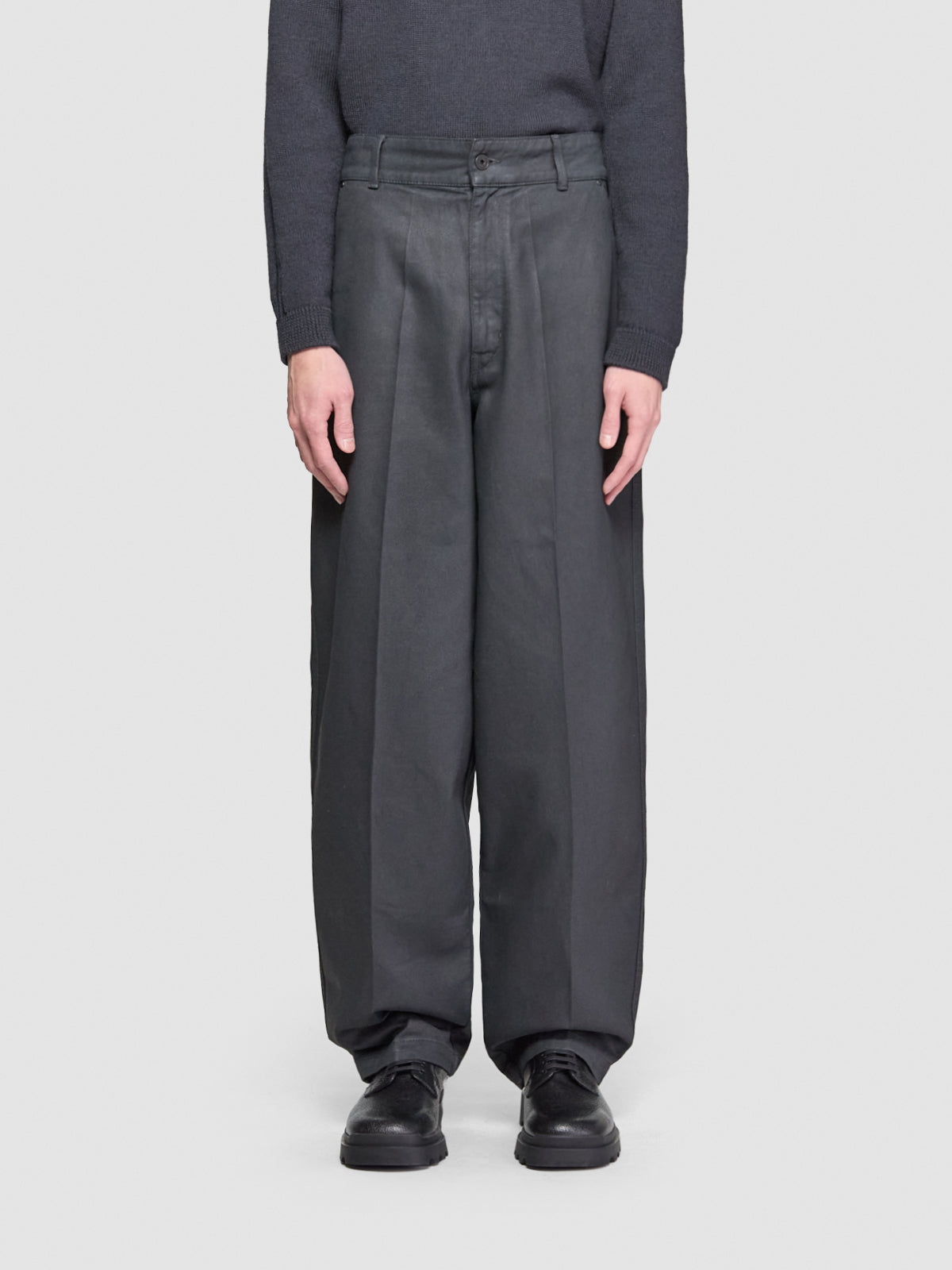 Maxi Barrel Workwear Pants in Coal