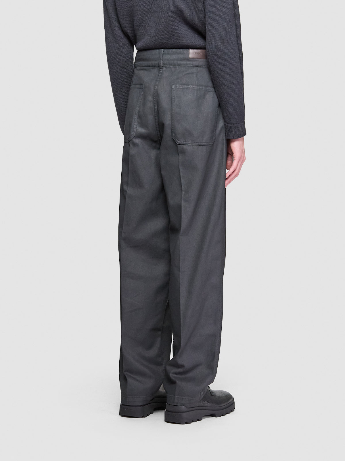 Maxi Barrel Workwear Pants in Coal
