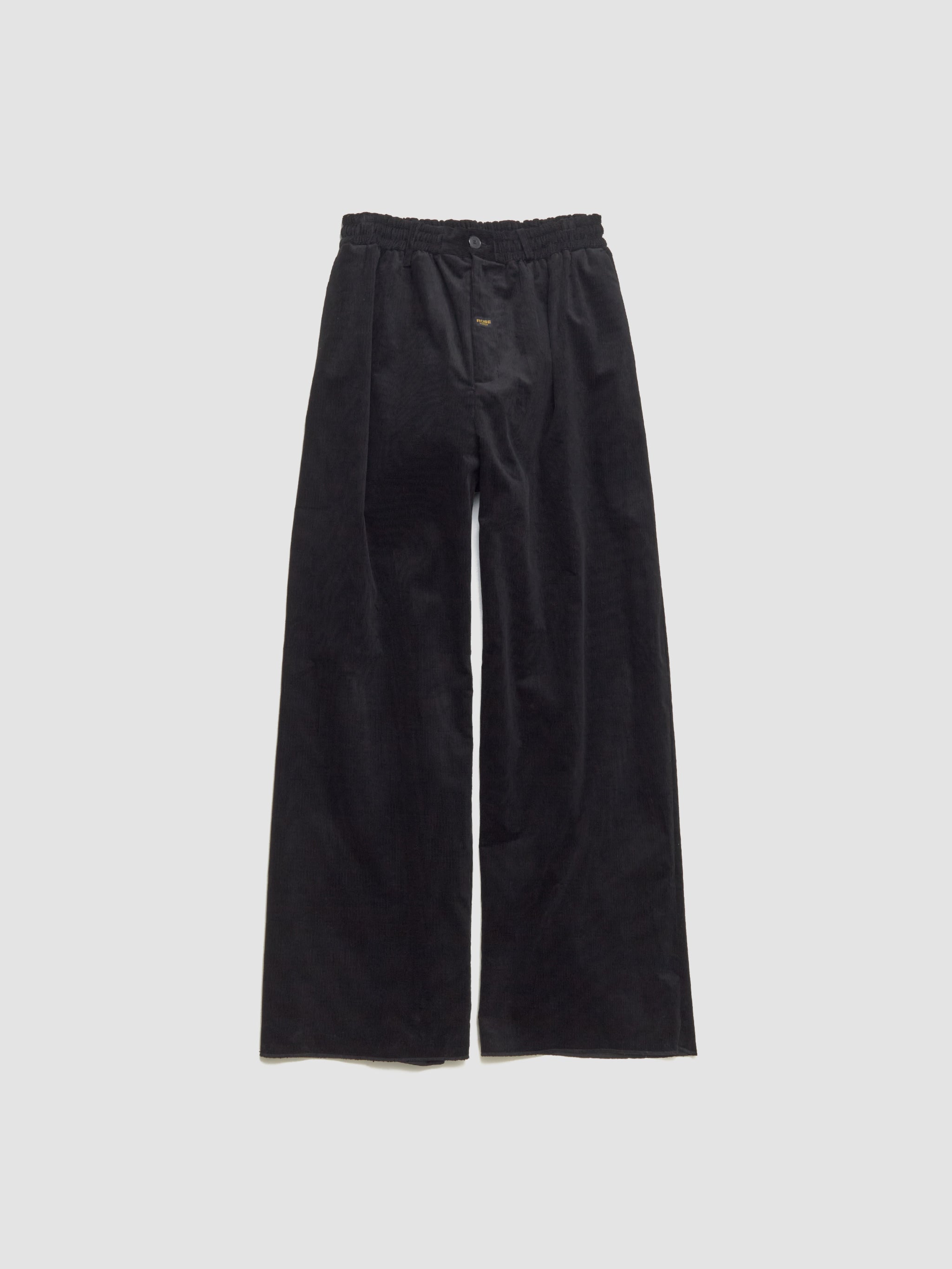 Extreme Wide Leg Tailored Trousers in Black