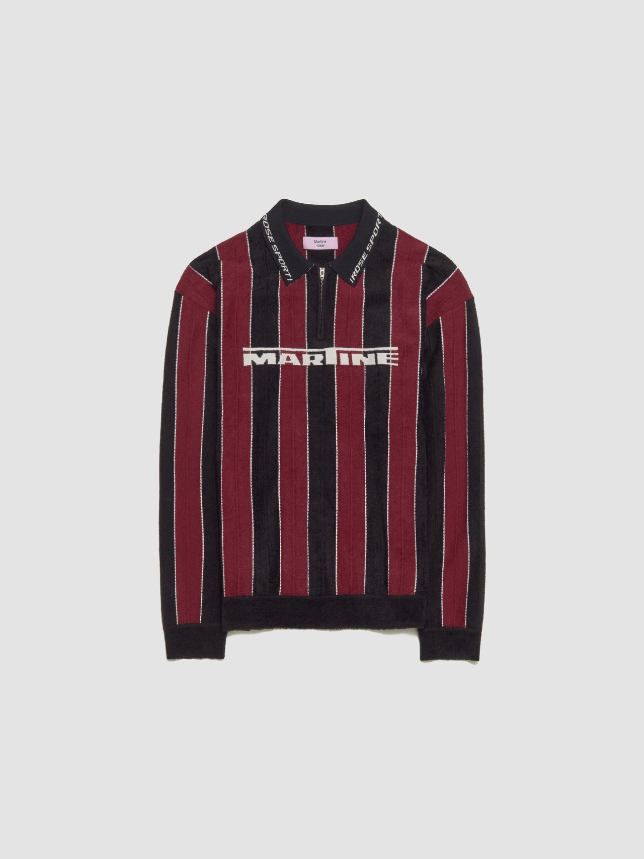 Sporty Logo Polo in Black