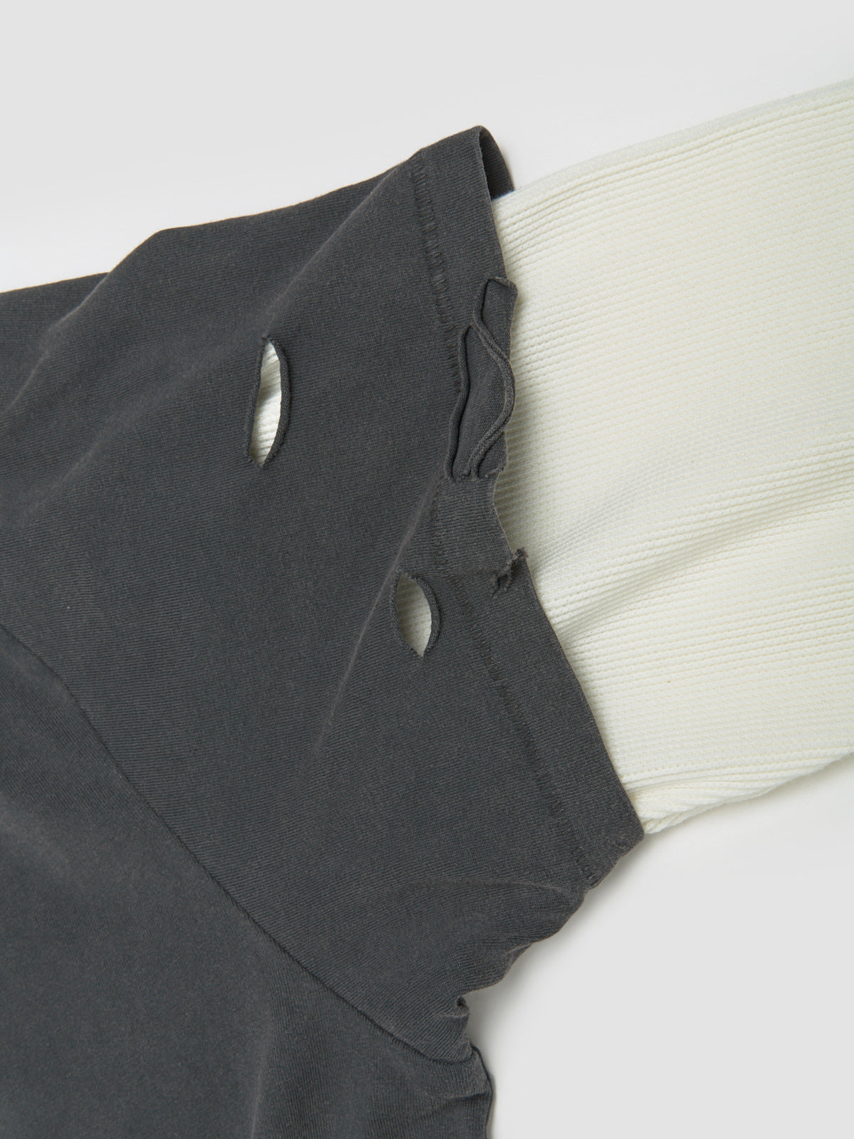 Back Logo Layered Longsleeve in Black