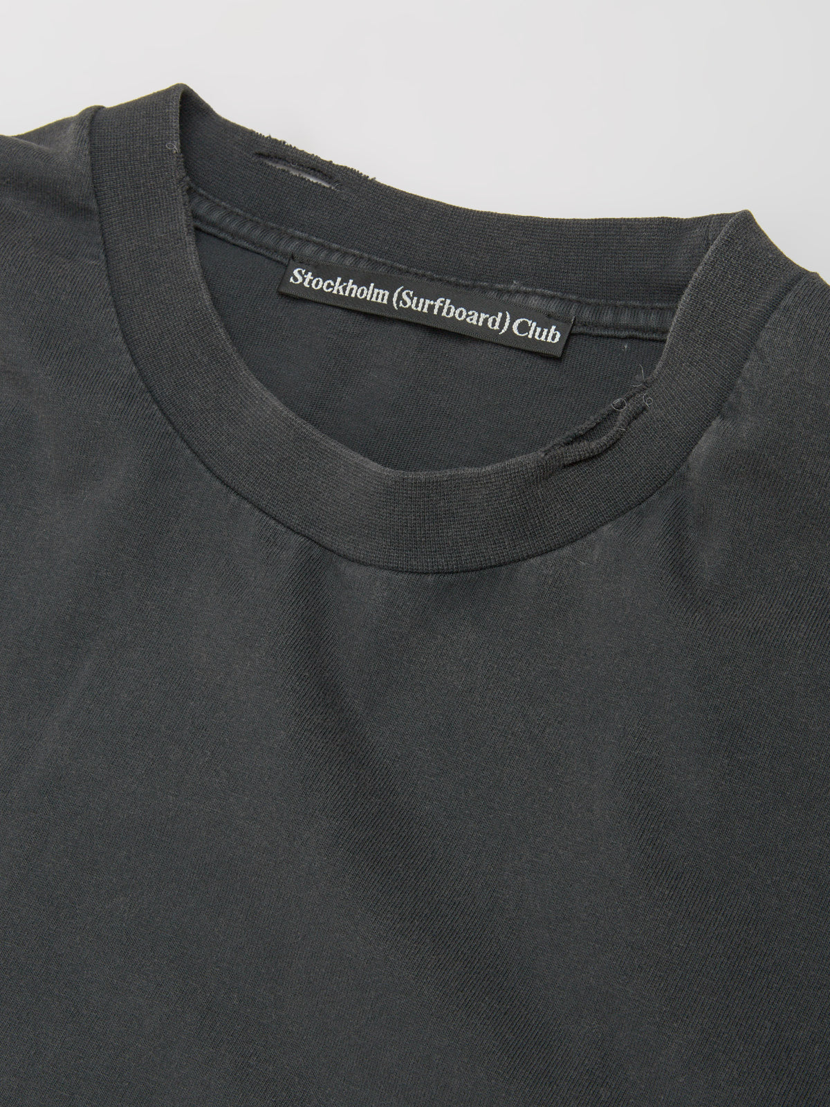 Back Logo Layered Longsleeve in Black