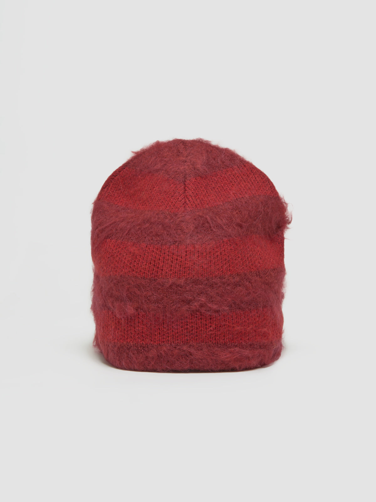 Gas Striped Beanie in Red Stripe