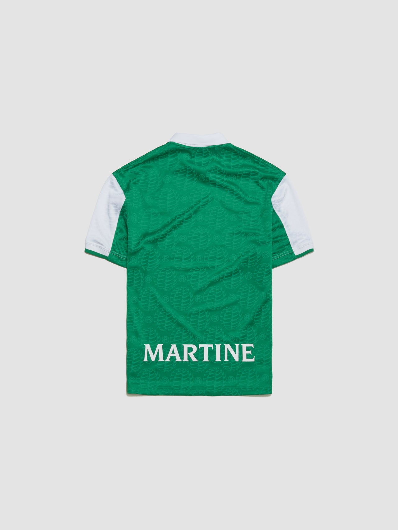 x Martine Rose Relaxed Jersey T-Shirt in Lucky Green & White