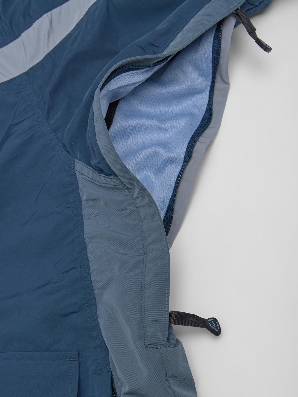 x Martine Rose Ski Parka in Armory Navy & Particle Grey