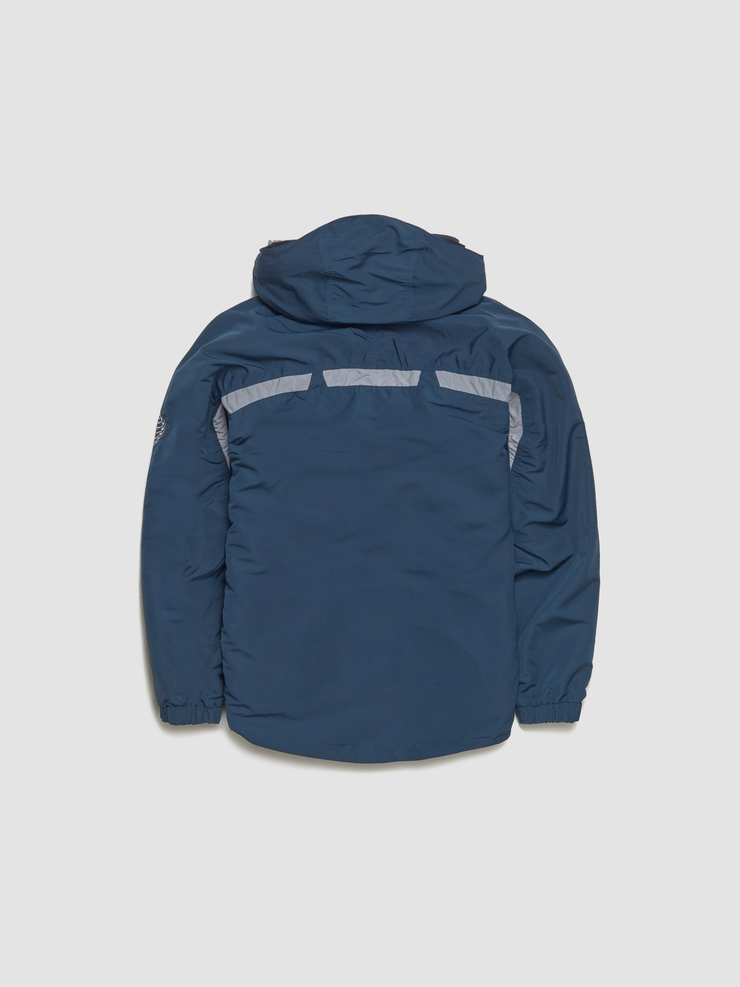 x Martine Rose Ski Parka in Armory Navy & Particle Grey