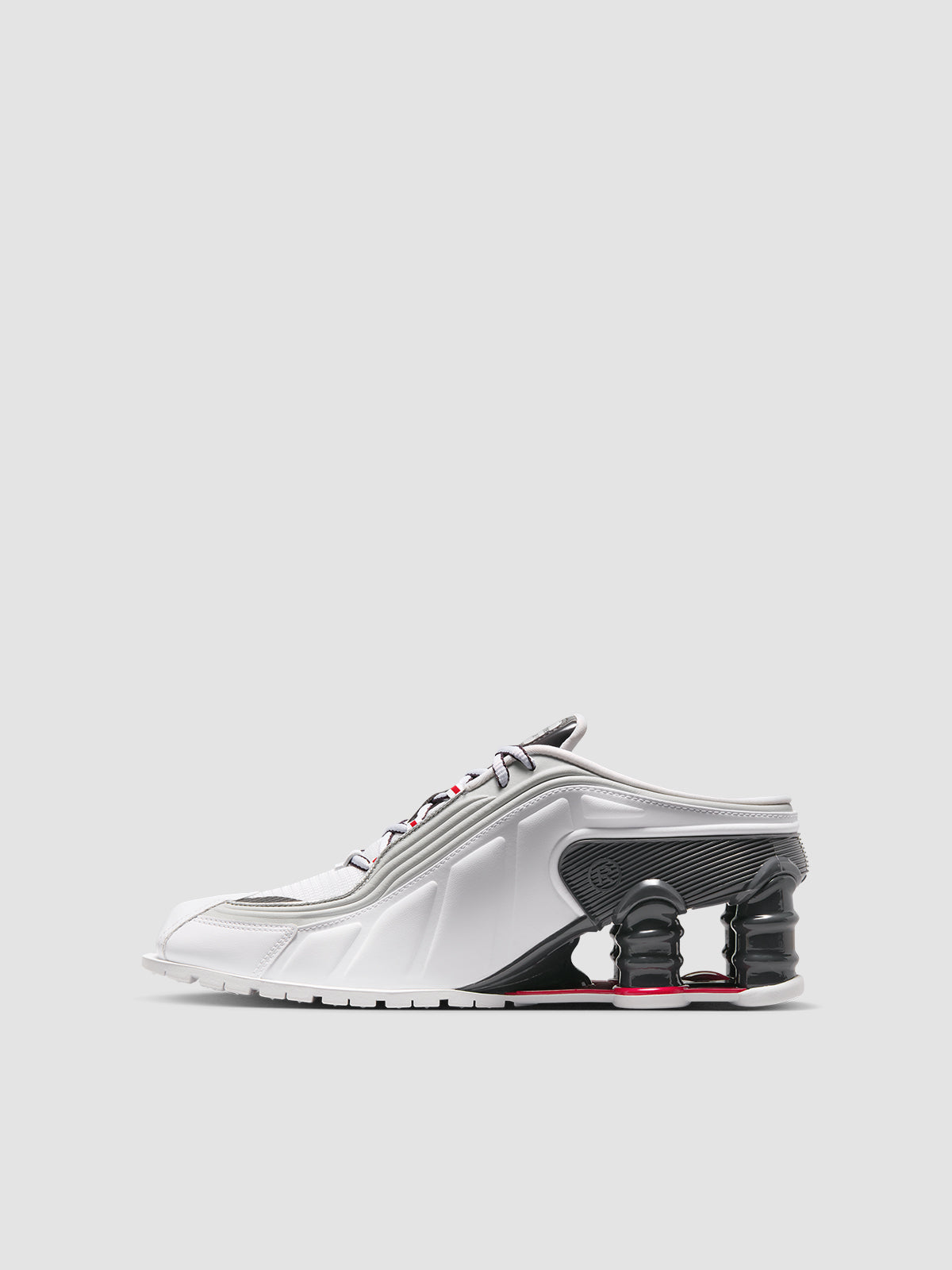 x Martine Rose WMNS Shox MR4 Sneaker in White & Varsity Red