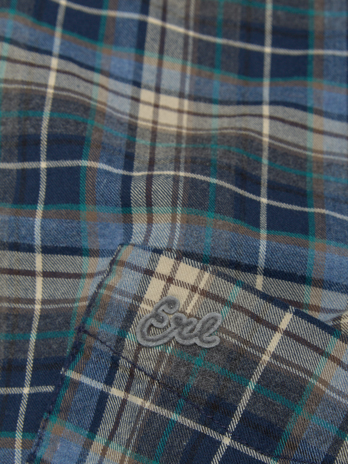 Plaid Woven Shirt in Blue