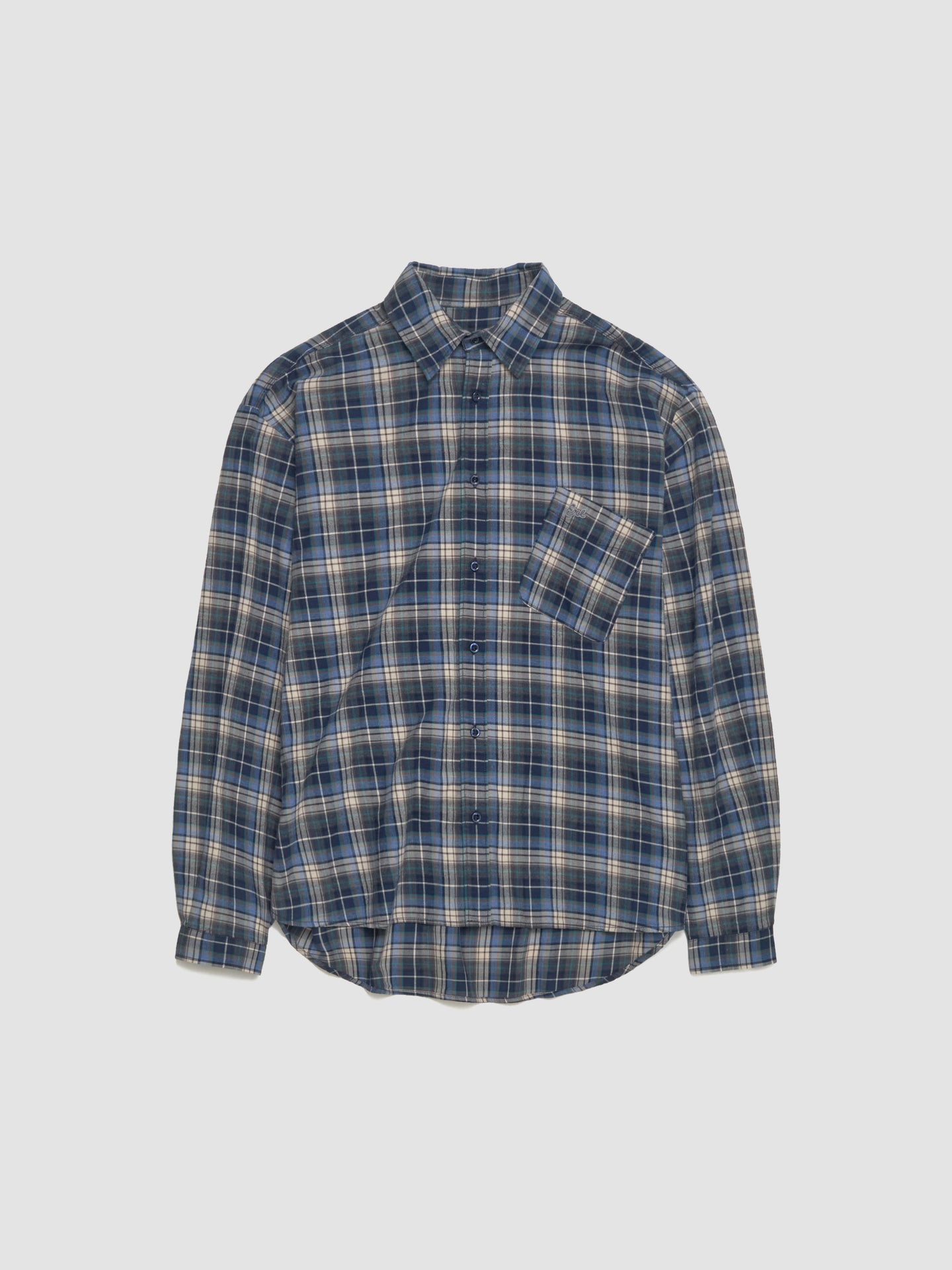 Plaid Woven Shirt in Blue