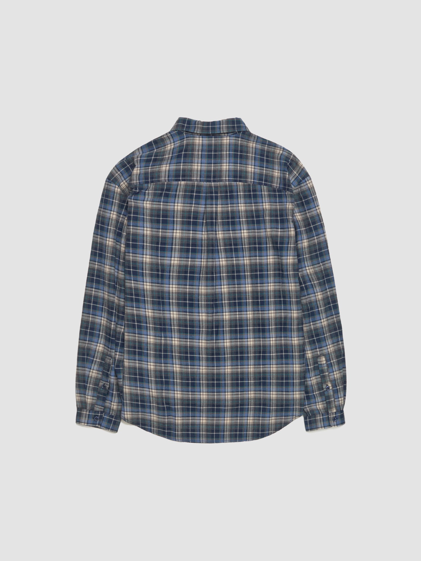 Plaid Woven Shirt in Blue