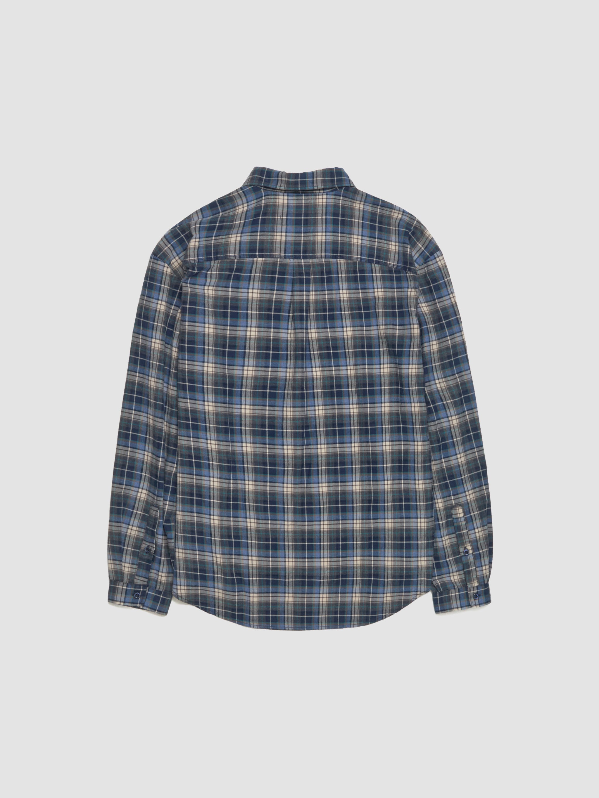 Plaid Woven Shirt in Blue
