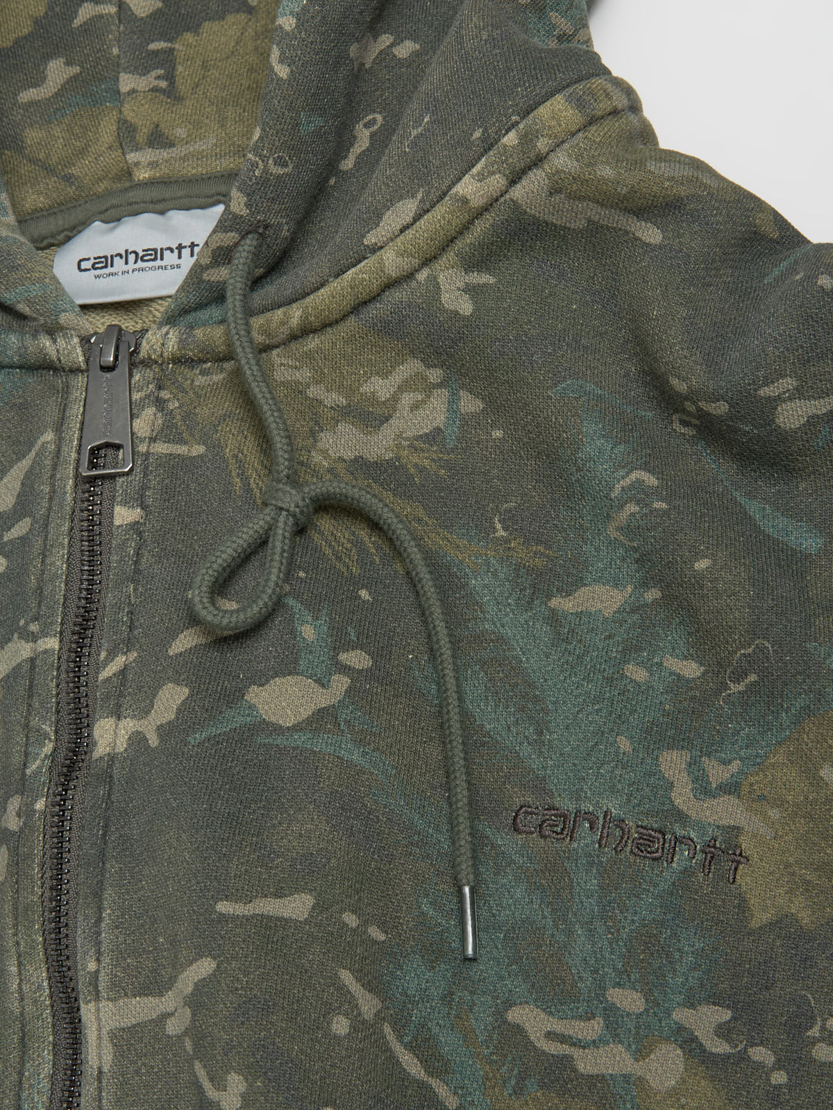 Hooded Benton Sweat Jacket in Camo