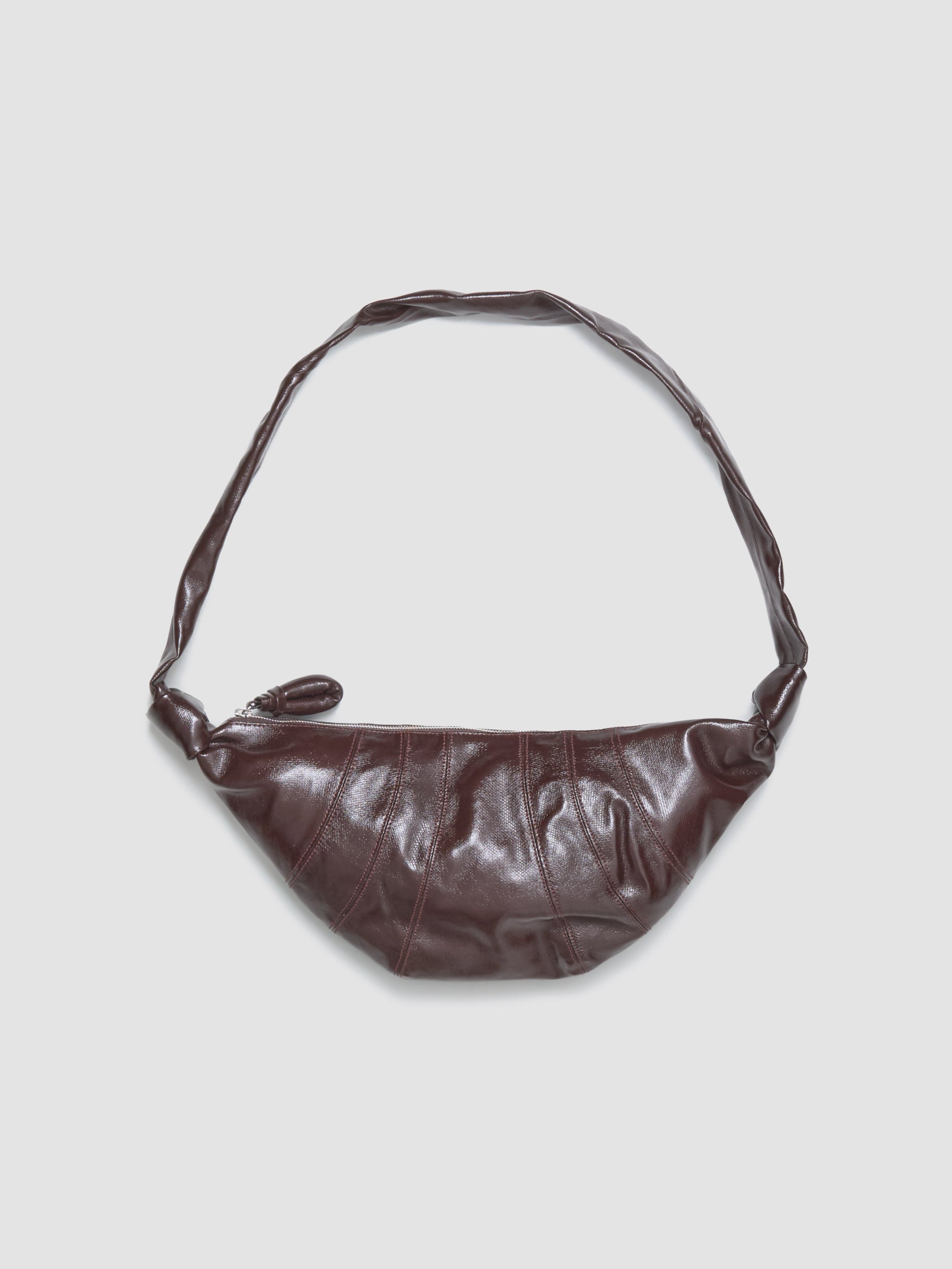 Medium Croissant Bag in Chocolate Fondant