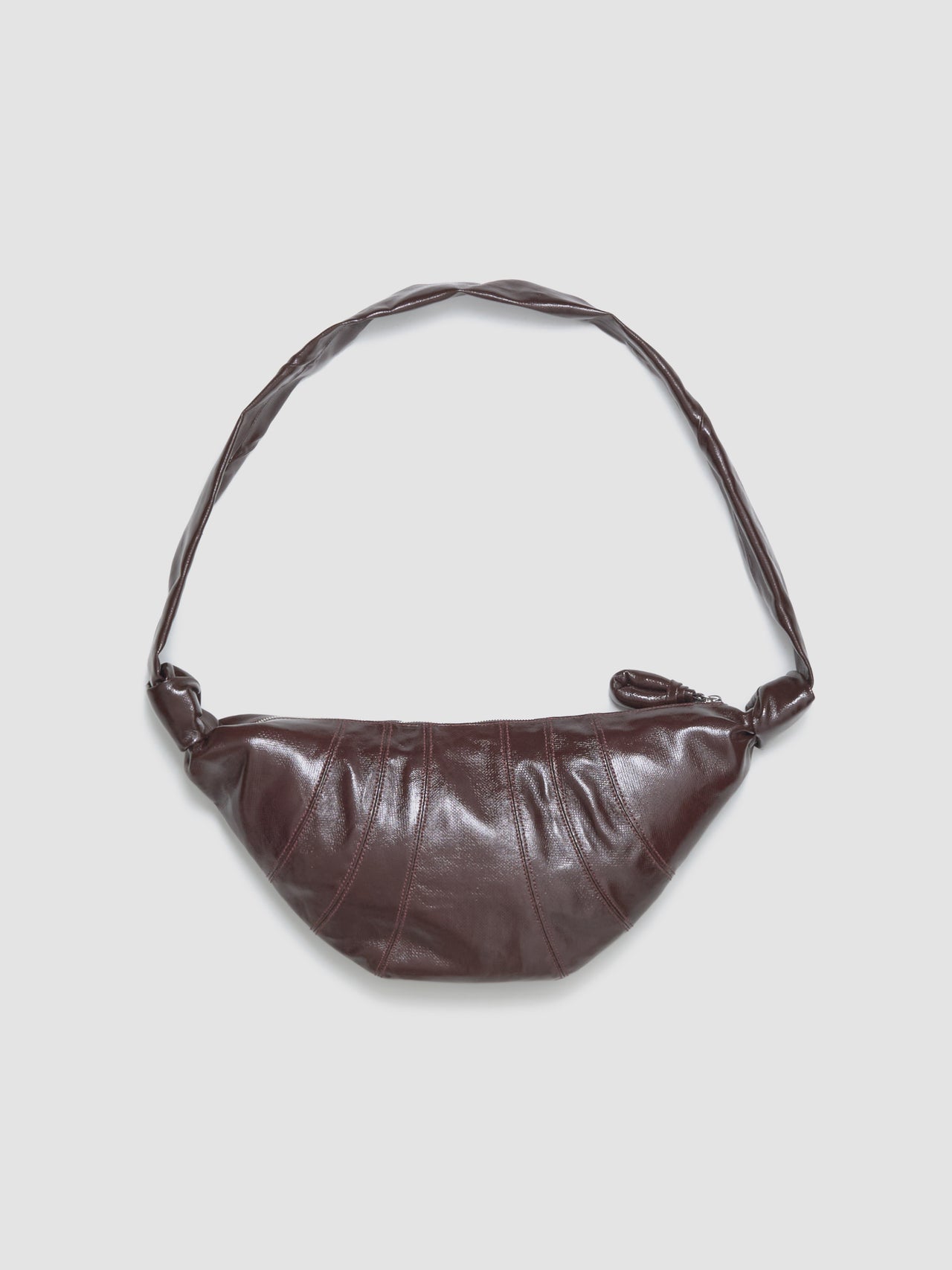 Medium Croissant Bag in Chocolate Fondant