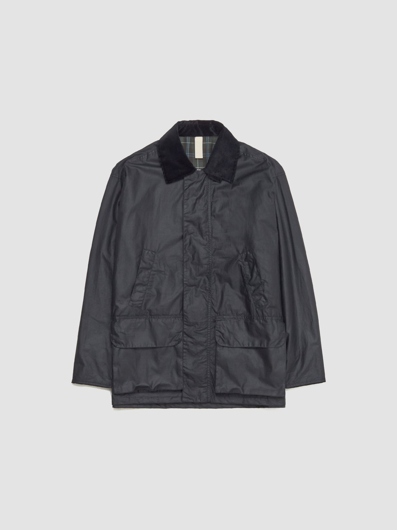Waxed Ripstop Leisure Jacket in Black