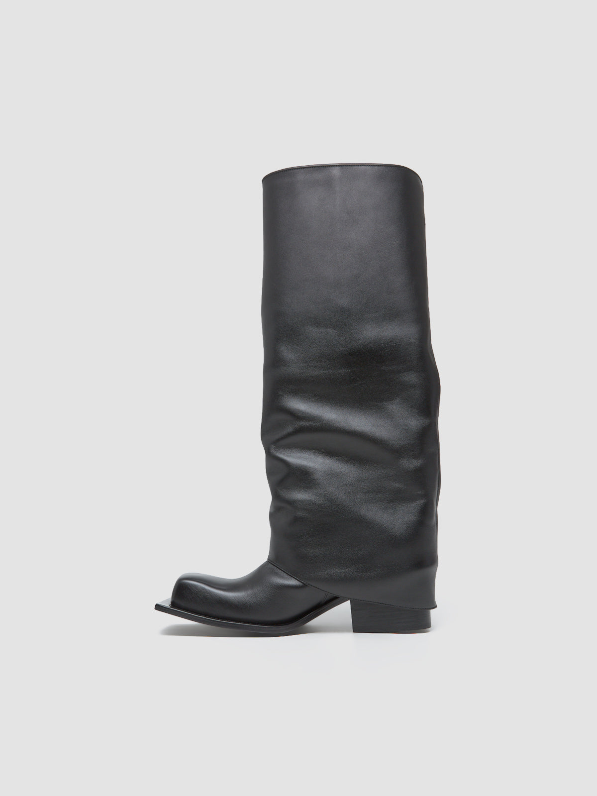 Havva Chunky Heel Trouser Boots in Black