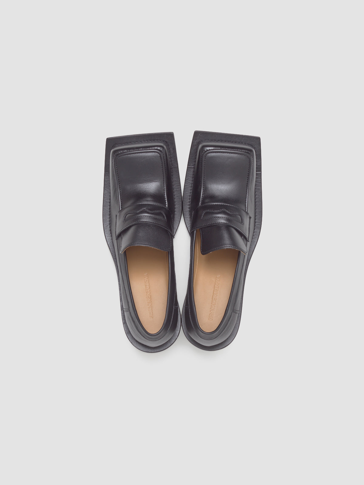 Barry Kitten Heel Loafers in Black