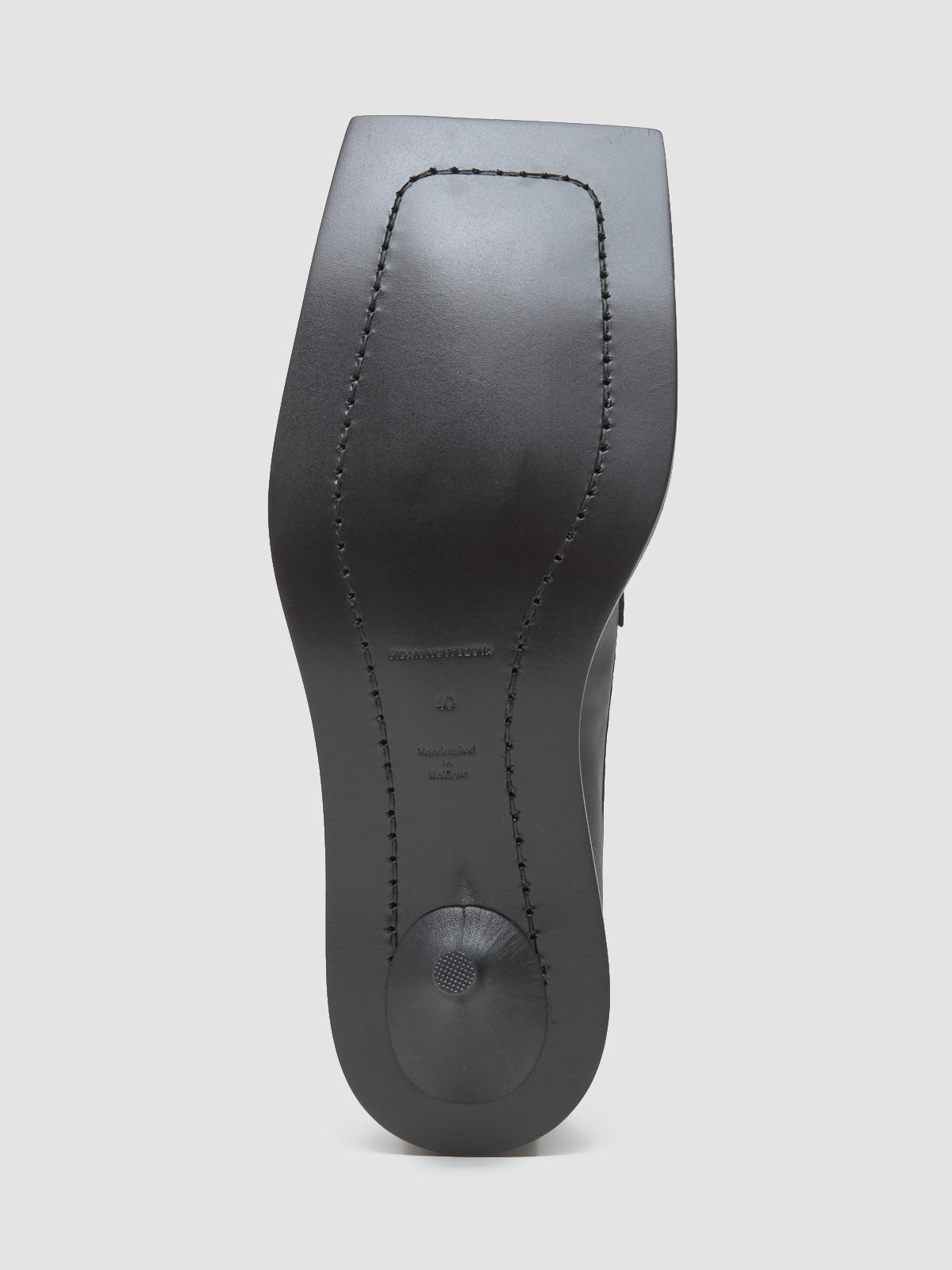 Barry Kitten Heel Loafers in Black