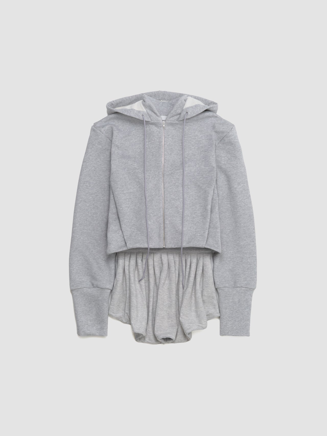 Lotte Hoodie in Grey Melange