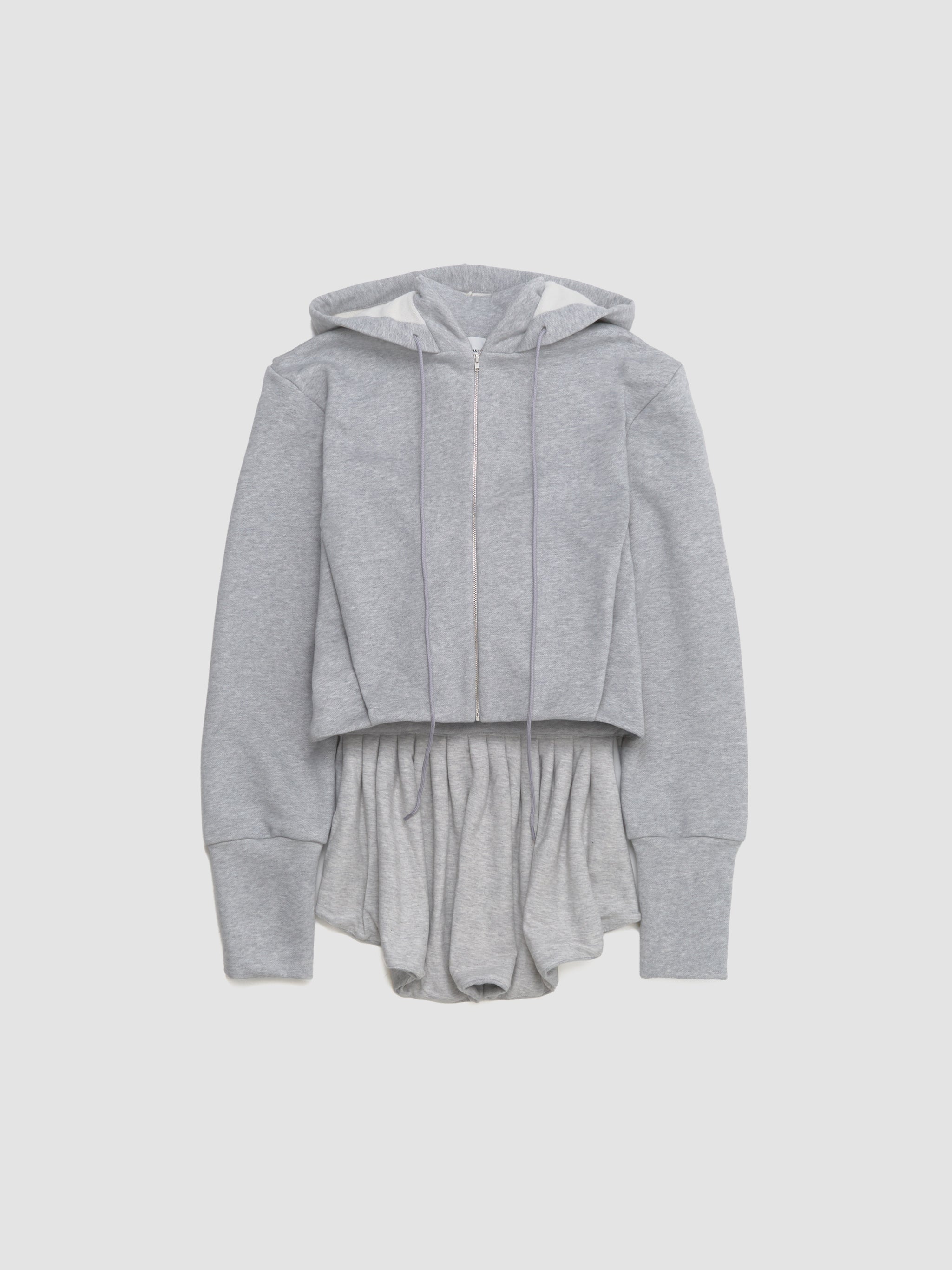 Lotte Hoodie in Grey Melange