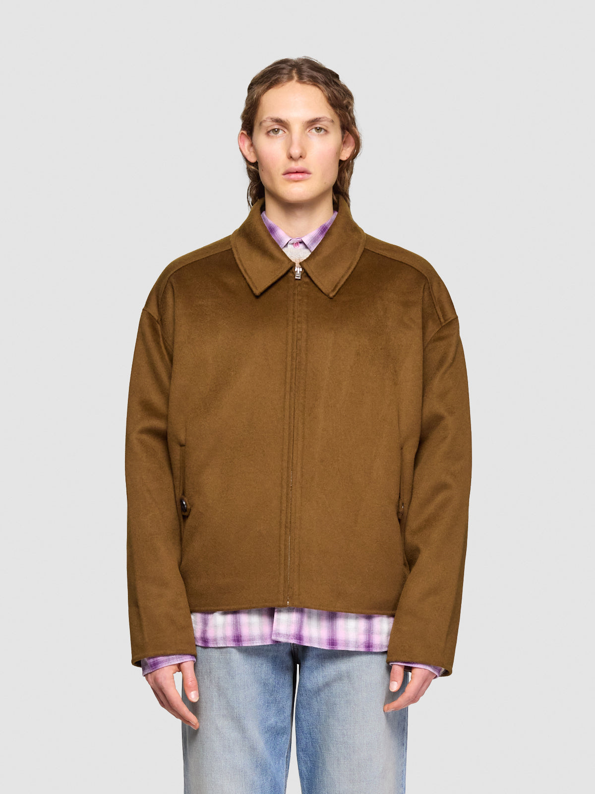 Jacket in Olive Green