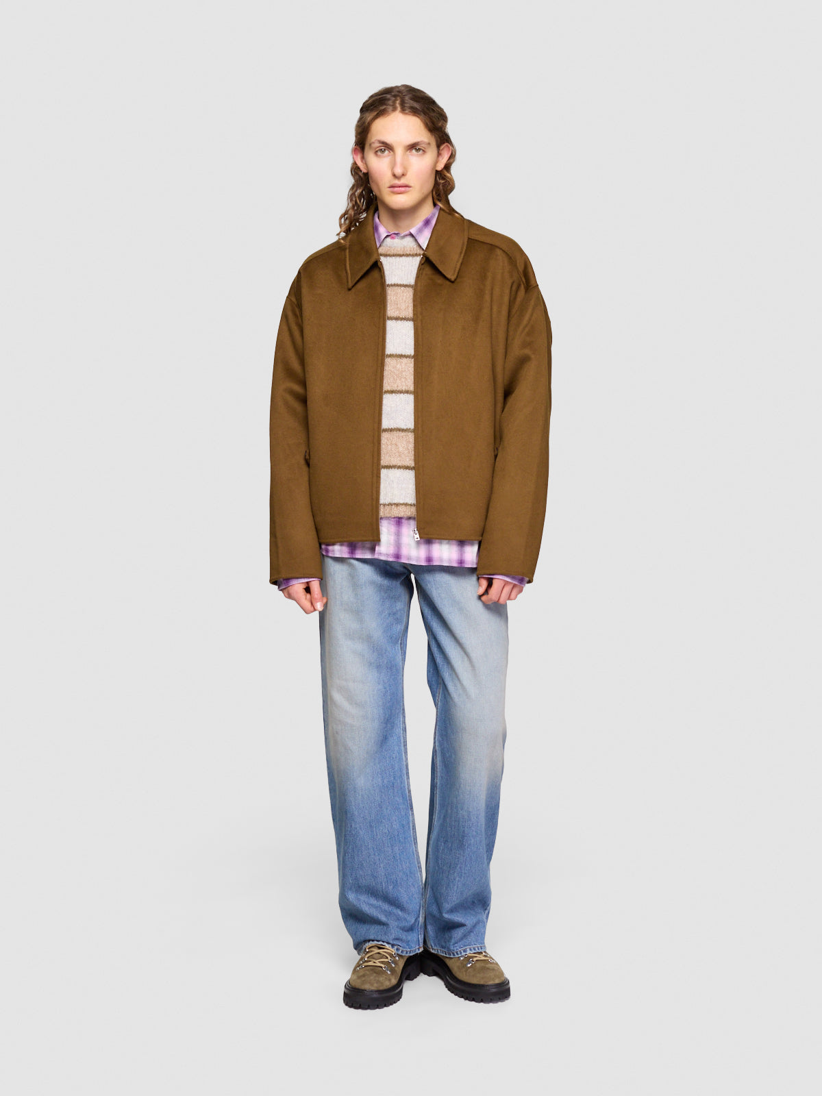 Jacket in Olive Green