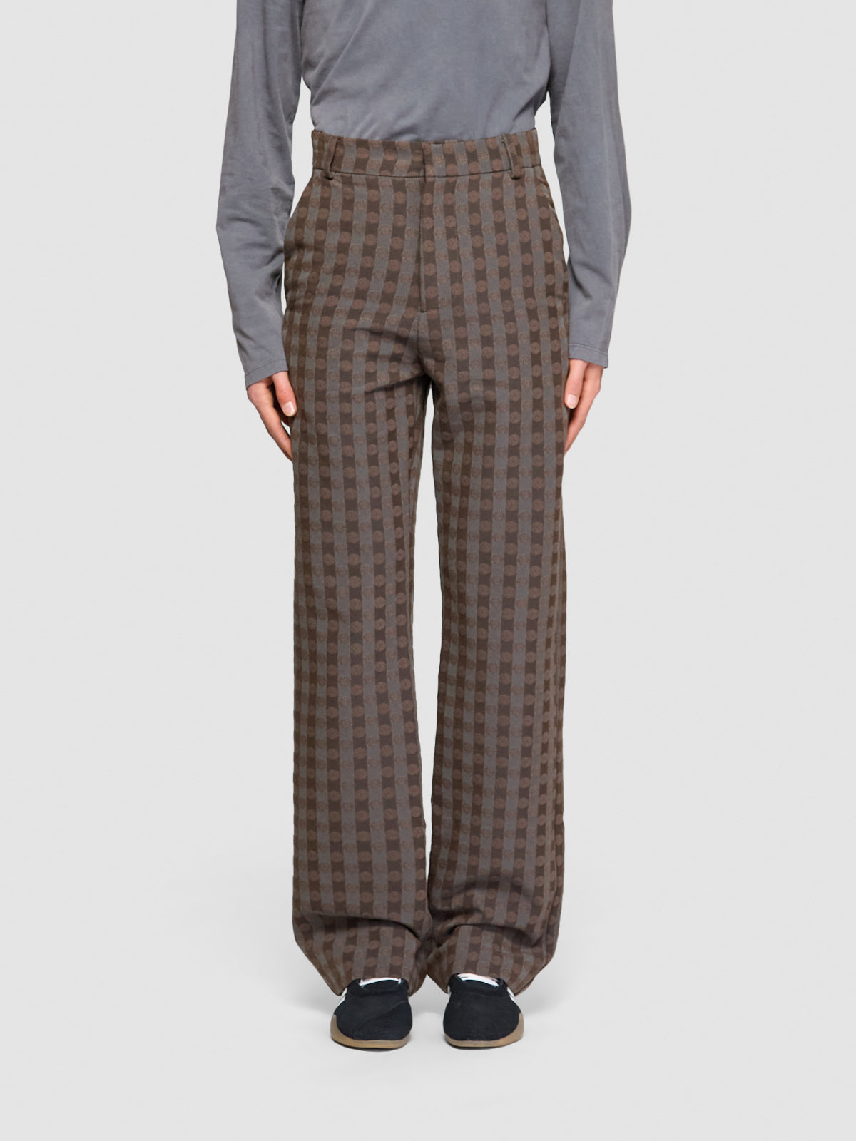 Ordered Tailored Trousers in Brown