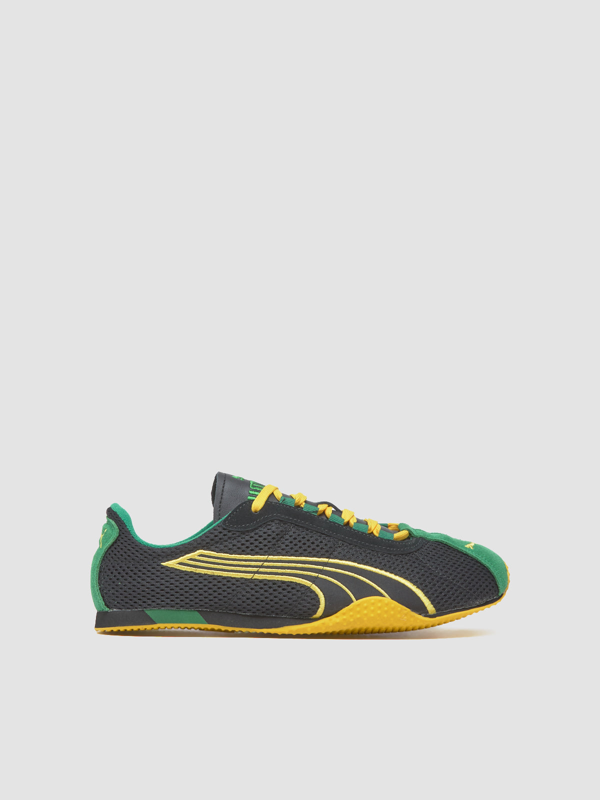 H-Street Sneaker in Black & Yellow Sizzle