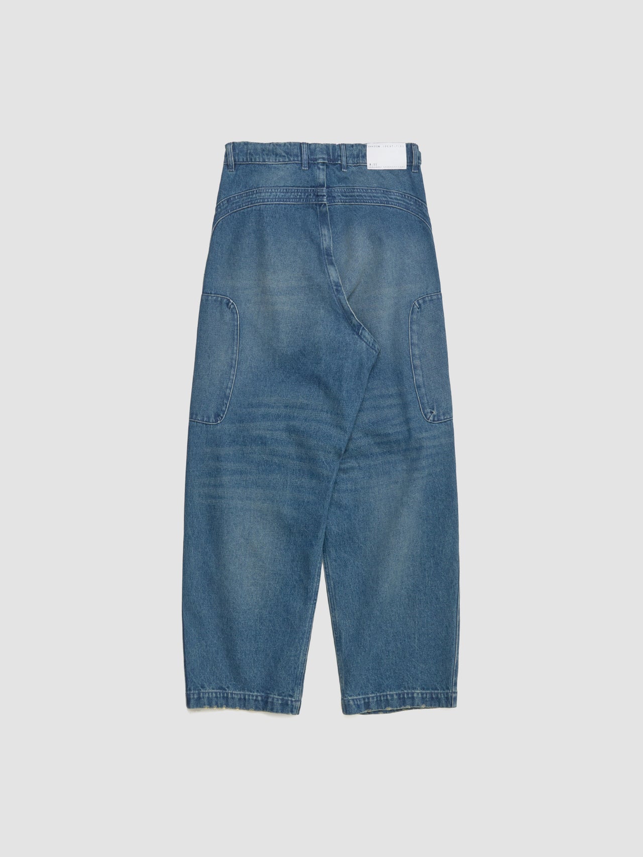 Washed Denim Berlin Baggies Pants in Blue