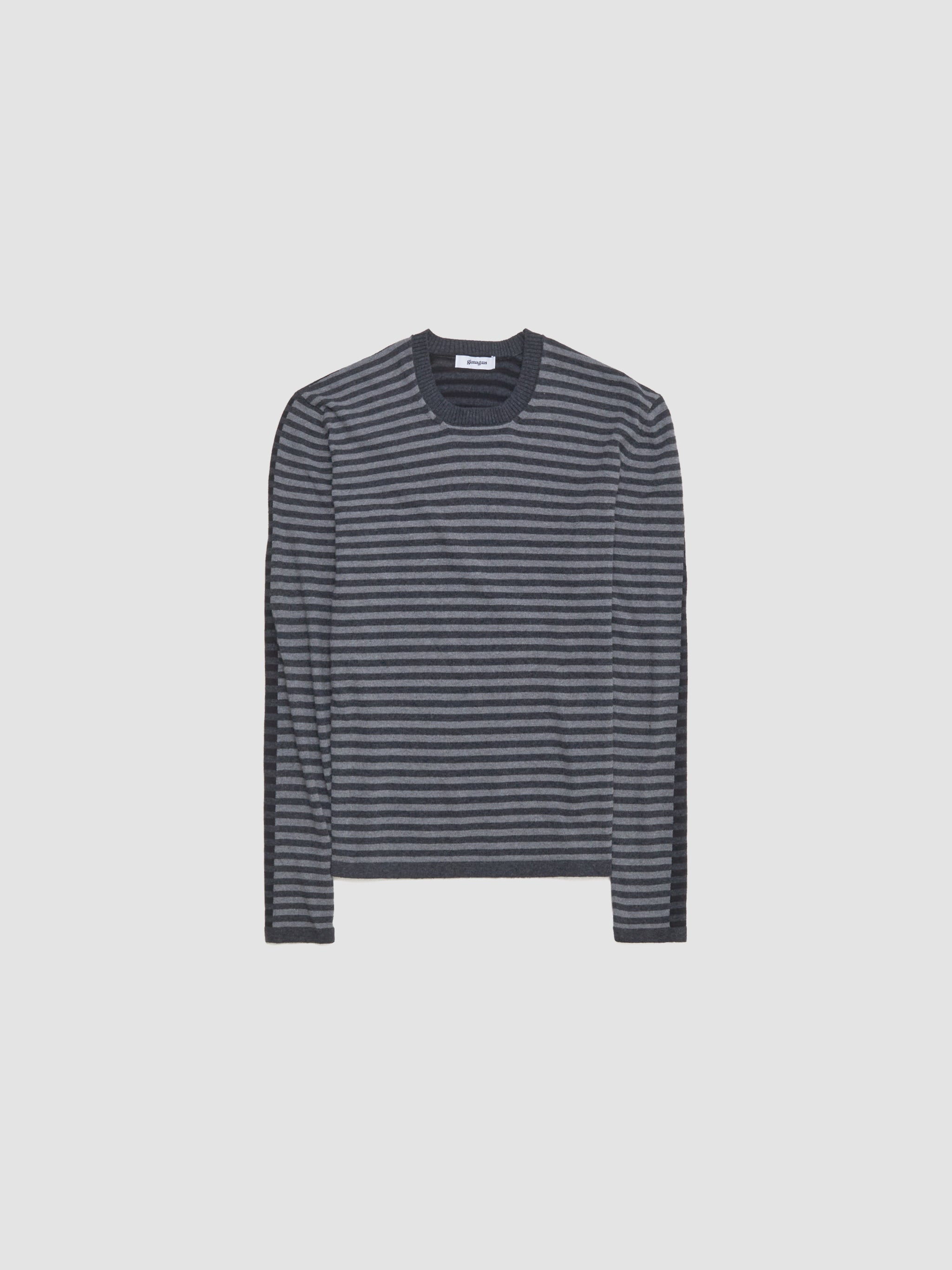 Diego Stripes Jumper in Grey & Black