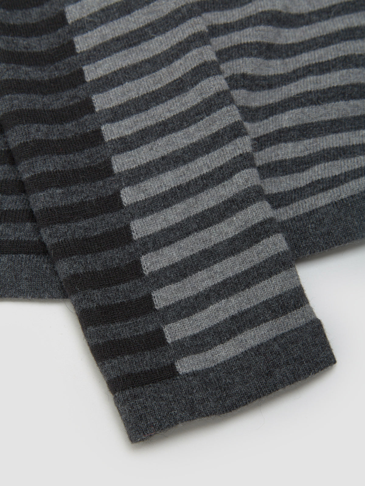 Diego Stripes Jumper in Grey & Black