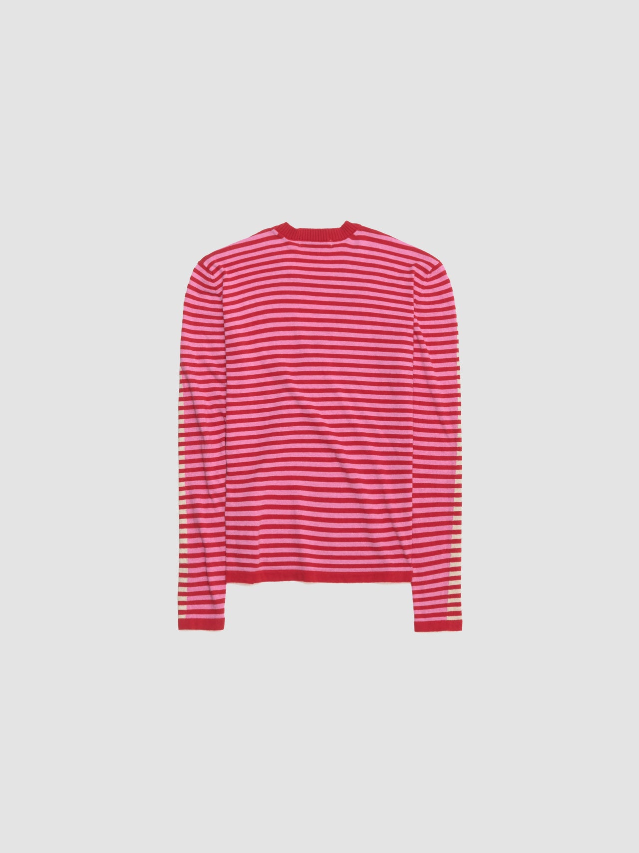 Diego Stripes Jumper in Pink & Red