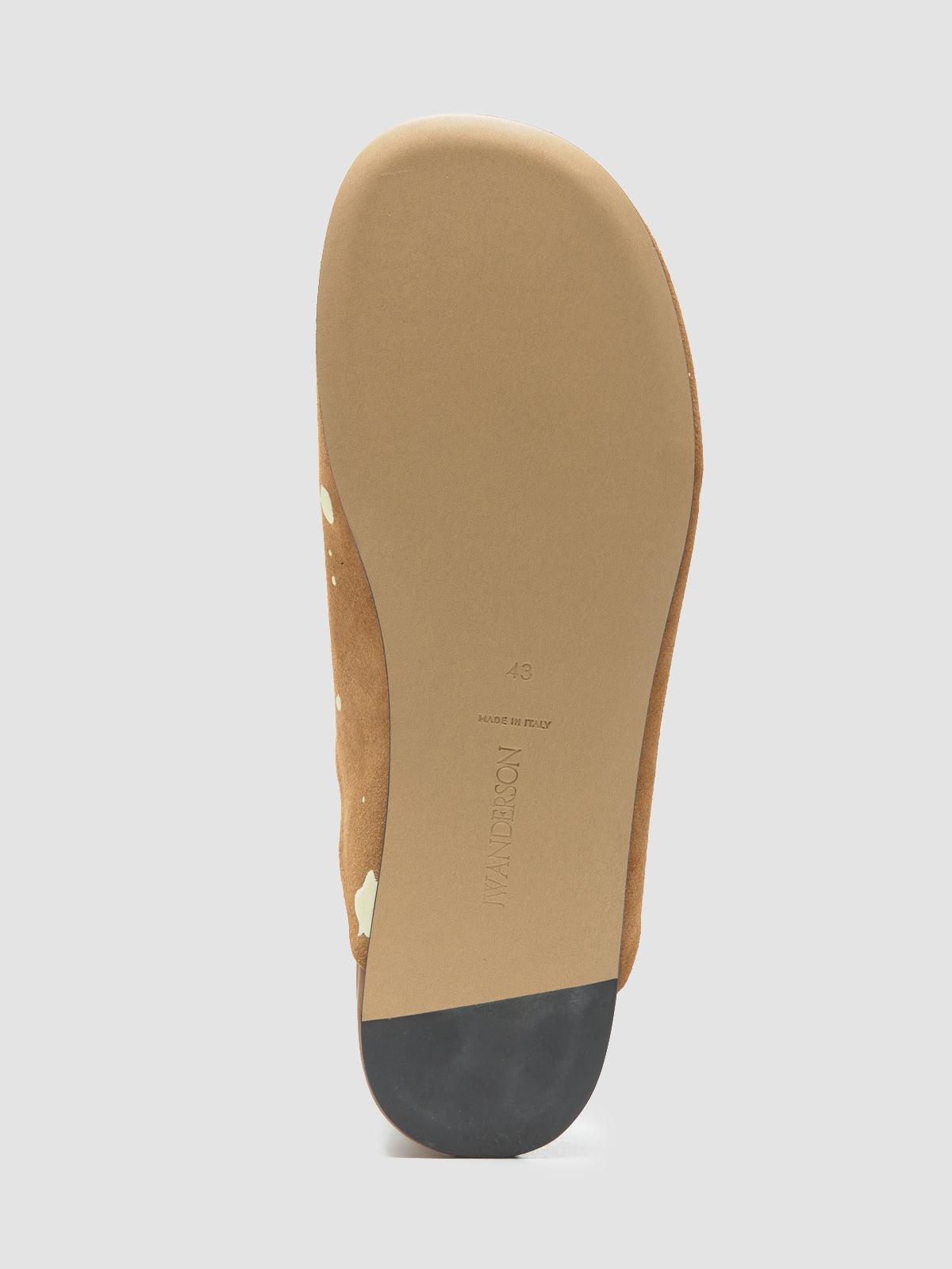 Men's Babouche in Tan & Cream