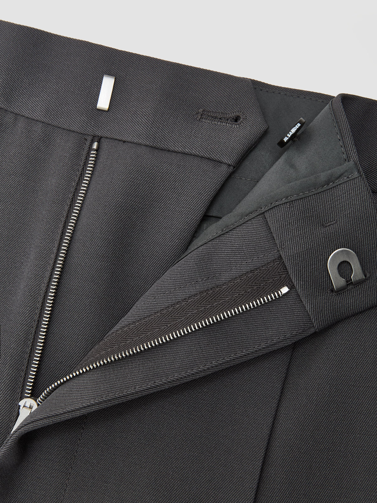 Pleated Trousers in Fog