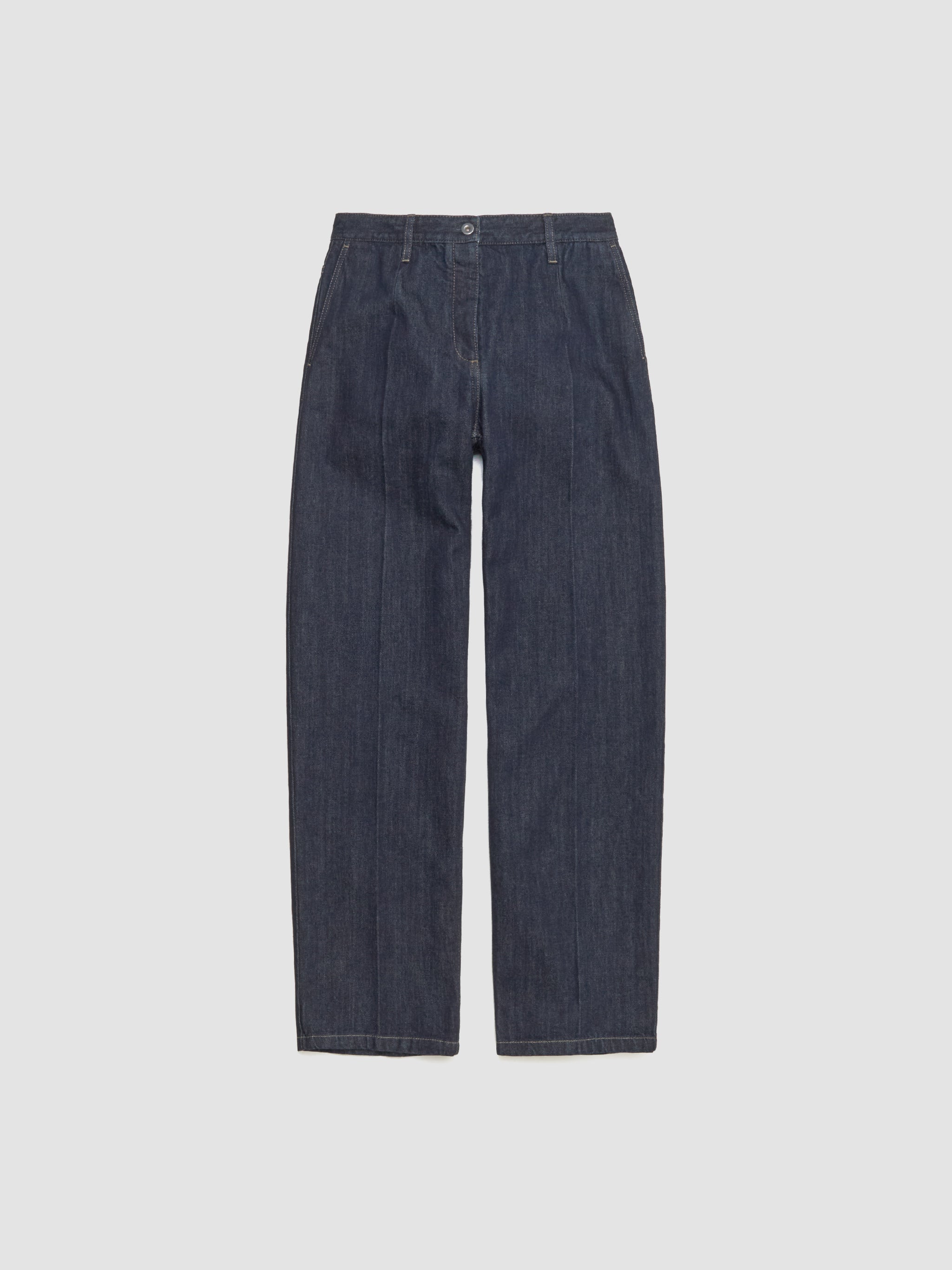 Womens Denim Trousers in Magnet