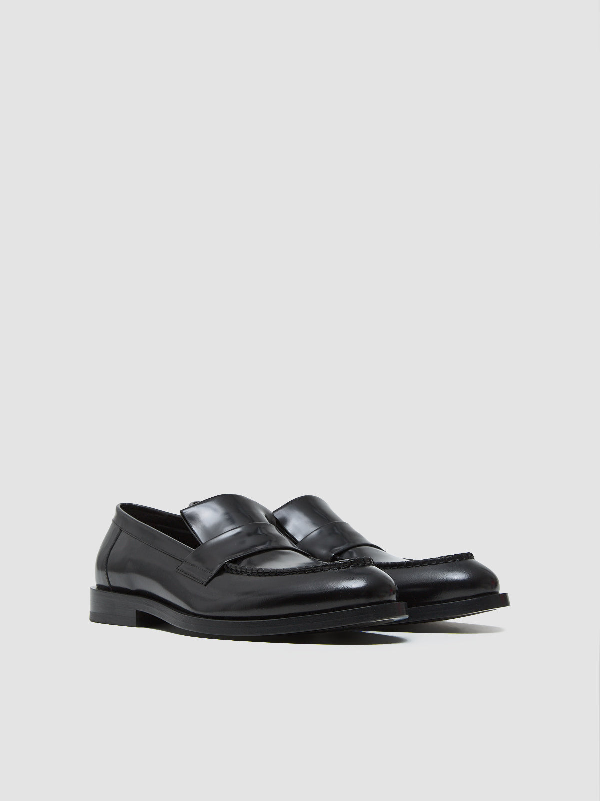 Leather Loafers in Black