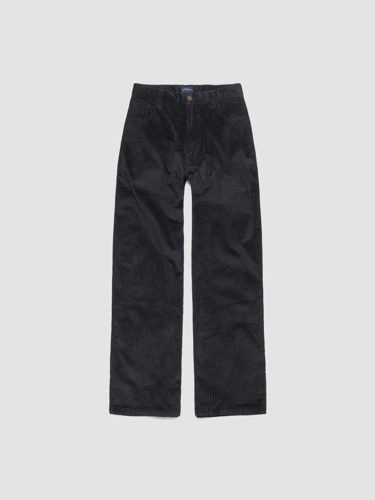 Wide-Wale Corduroy Jeans in Black