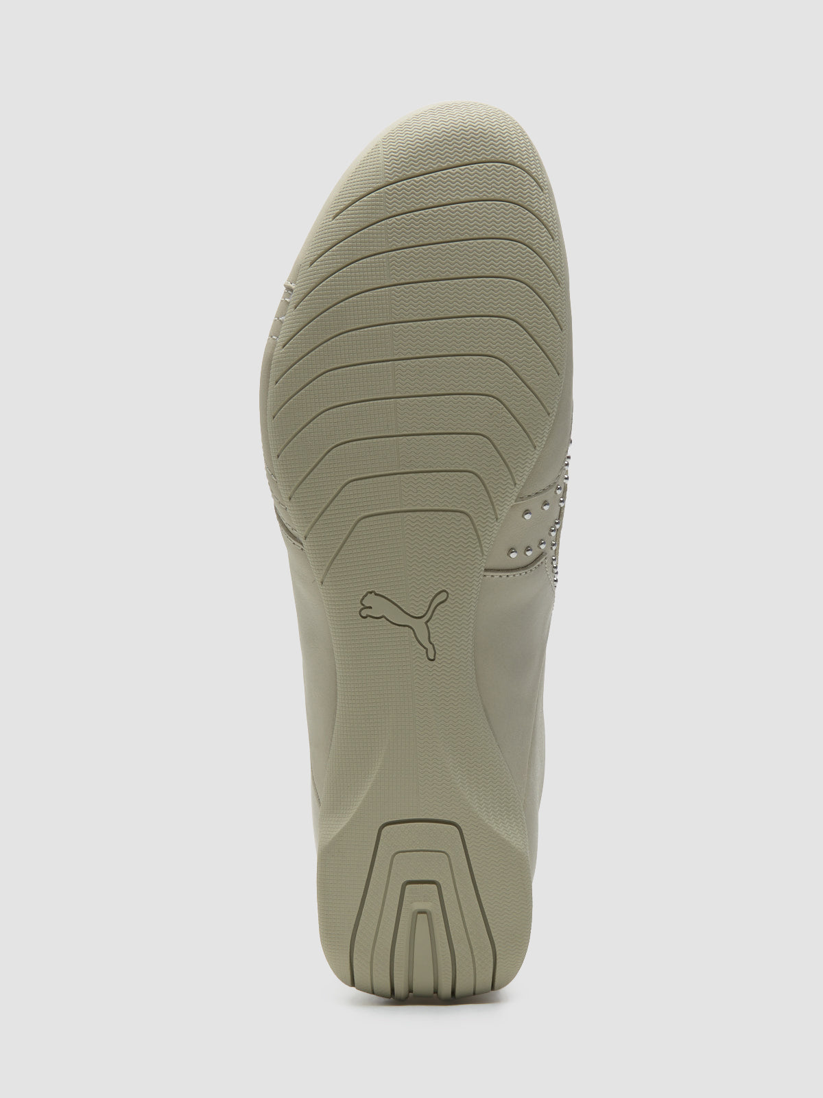 Future Cat Studs Sneaker in Frosted Ivory & Silver