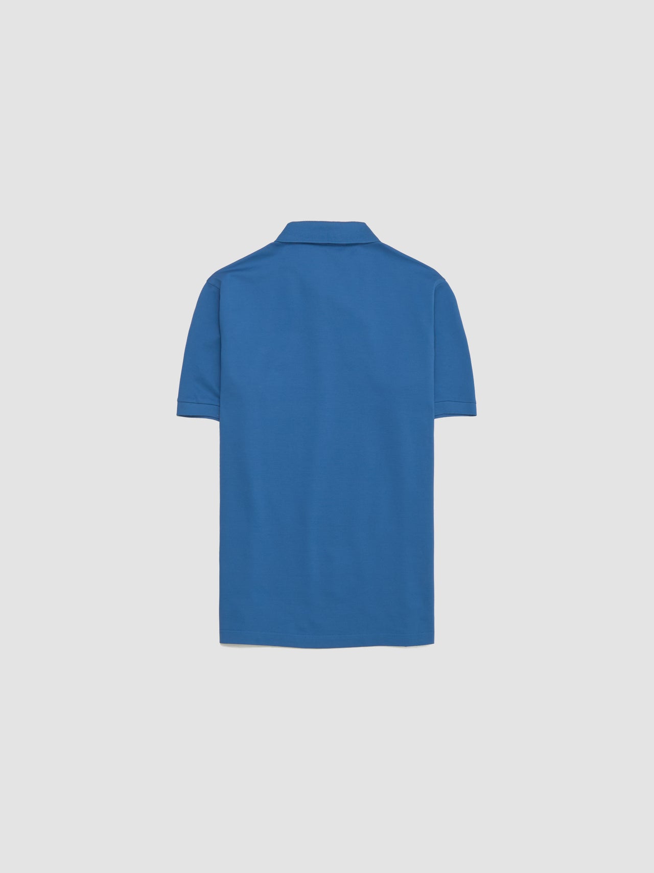 Piqué Polo Shirt in Baby Blue