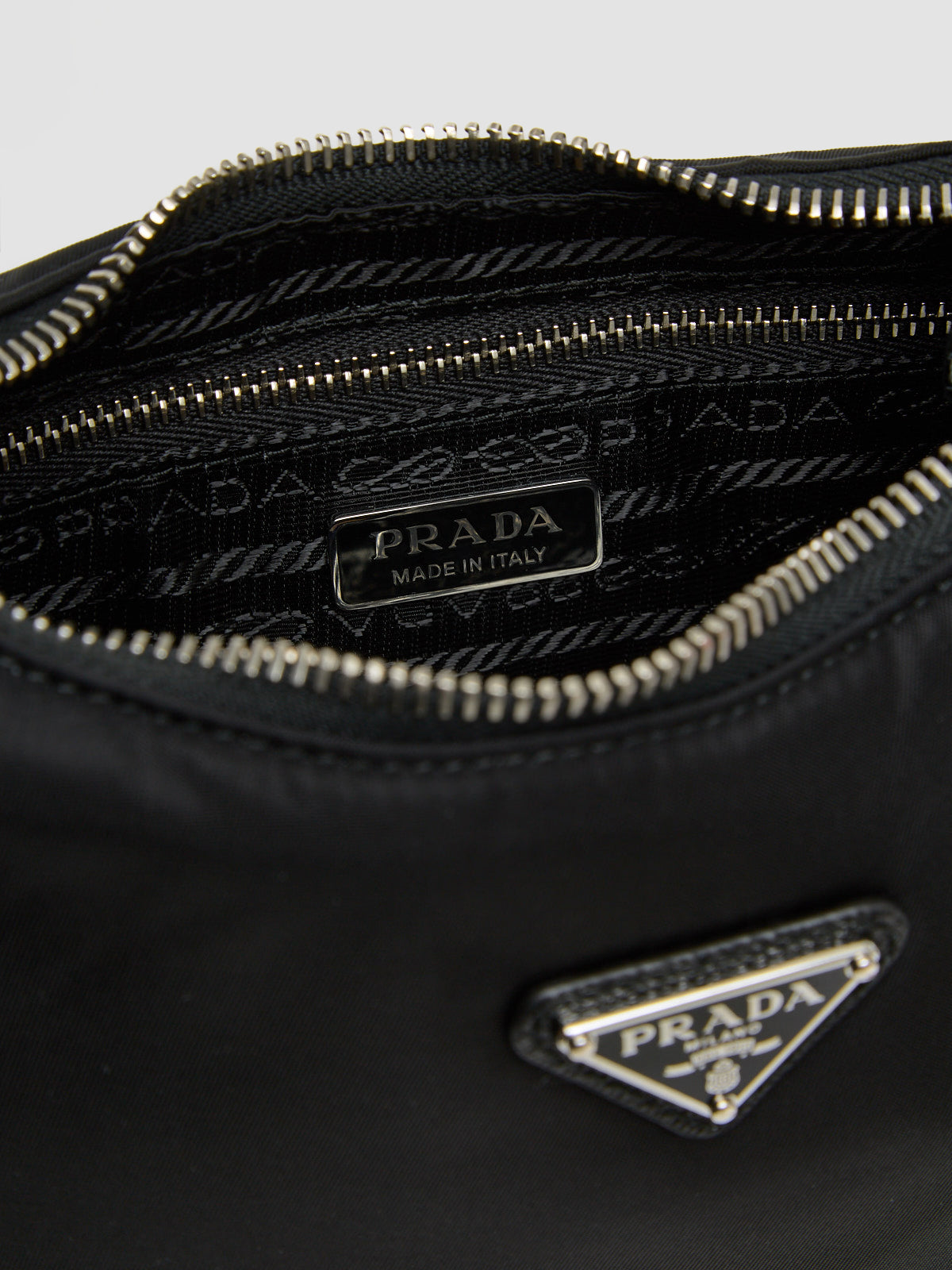 Re-Nylon Prada Re-Edition 2005 Mini Bag in Black